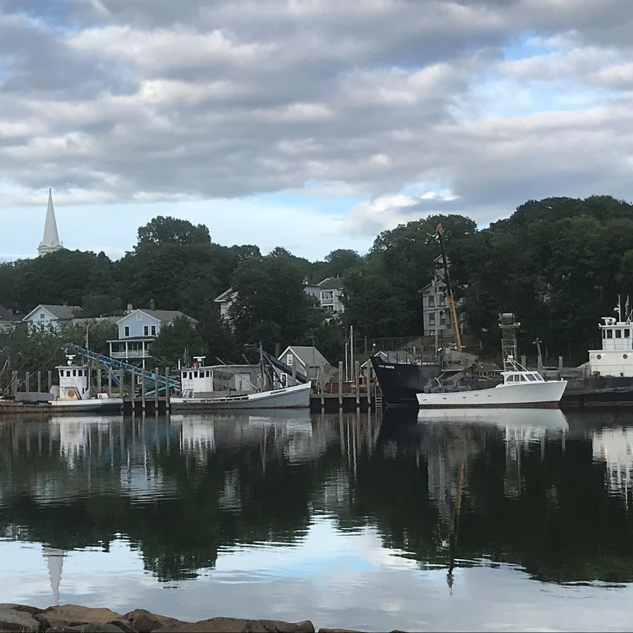 Fair Haven, CT, Quinnipiac River and historic oyster village. r