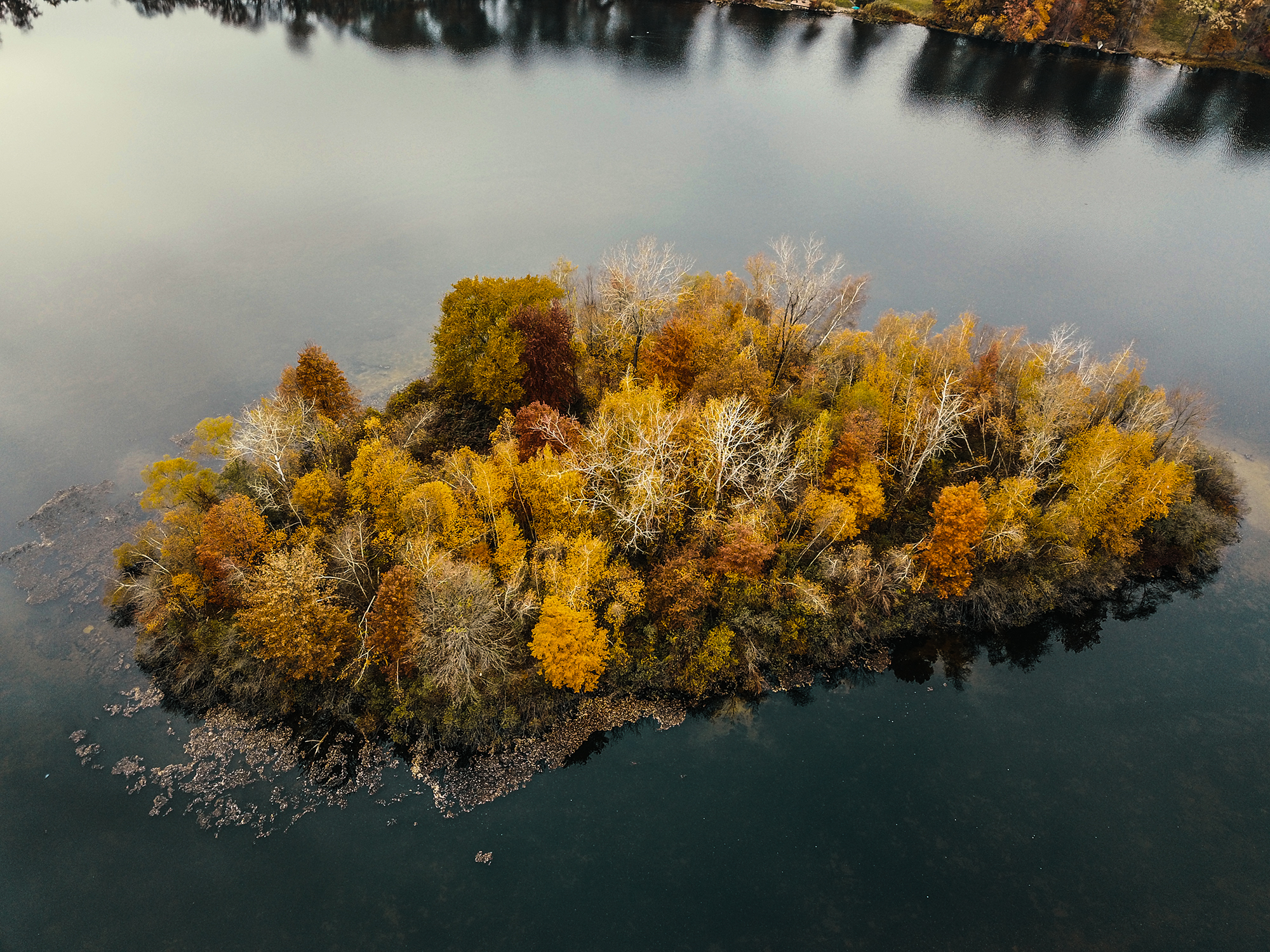 Shongum Lake, New Jersey [OC] [2000x1500] r/EarthPorn