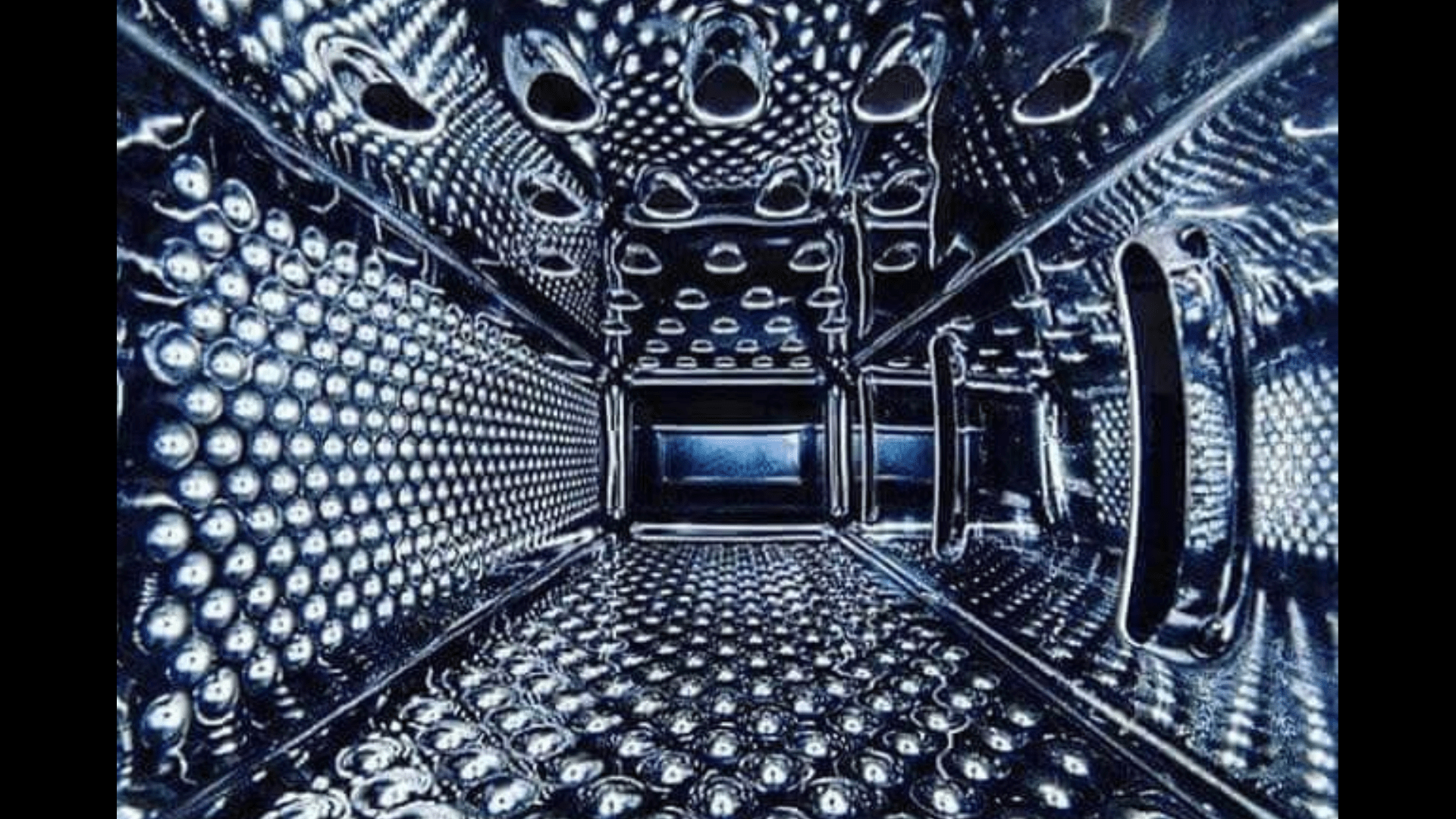Why does the inside of a cheese grater look like the backdrop to a P