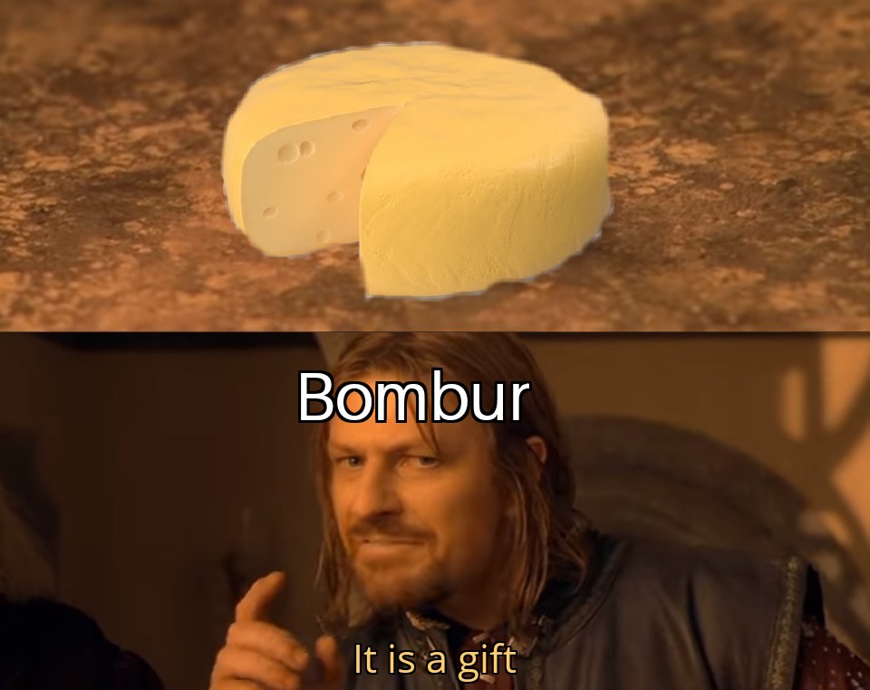 A gift to the foes of cheese knives! r/Hobbit_Memes
