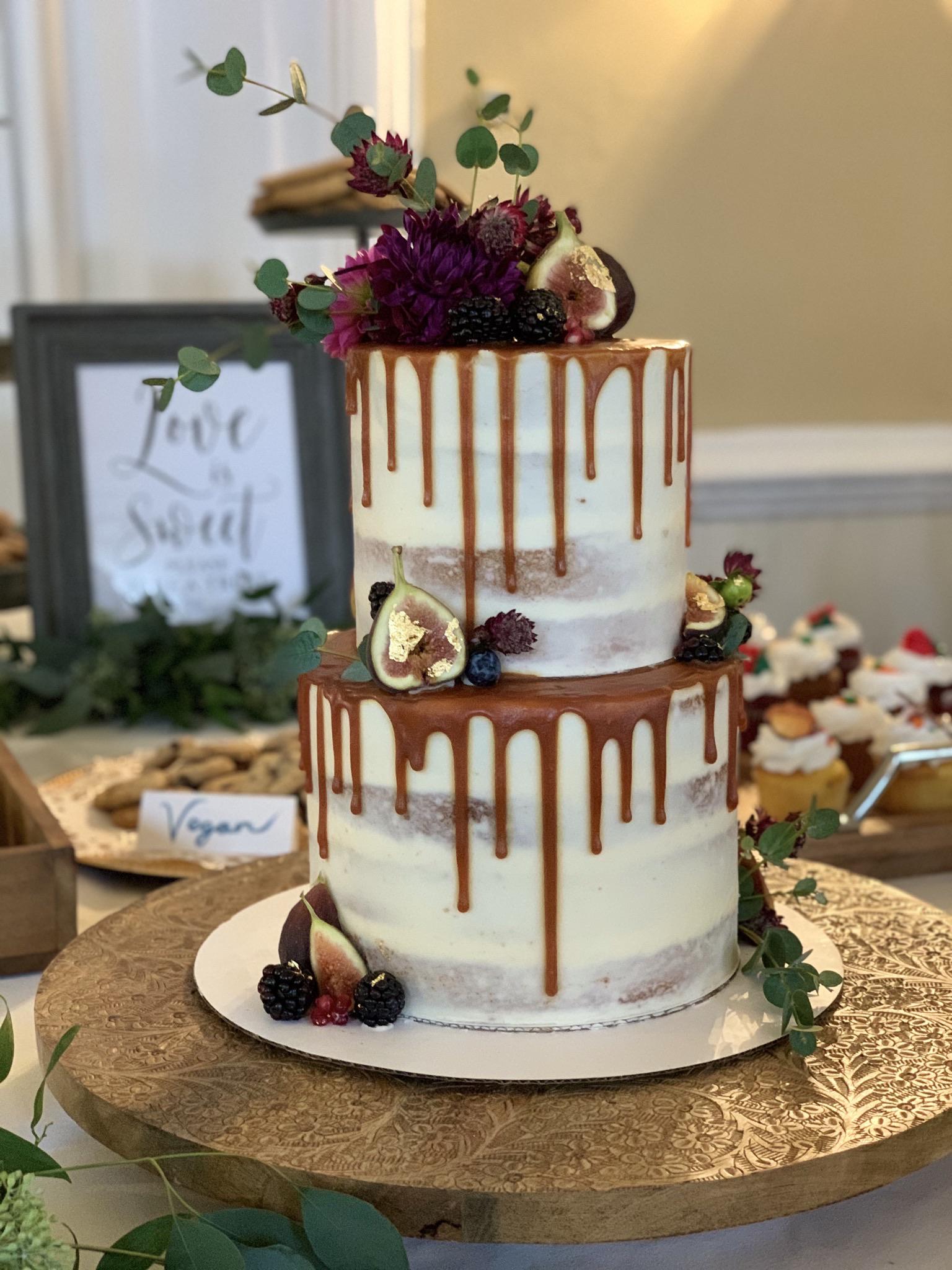 First wedding cake! Most stressful delivery to date but we made it in