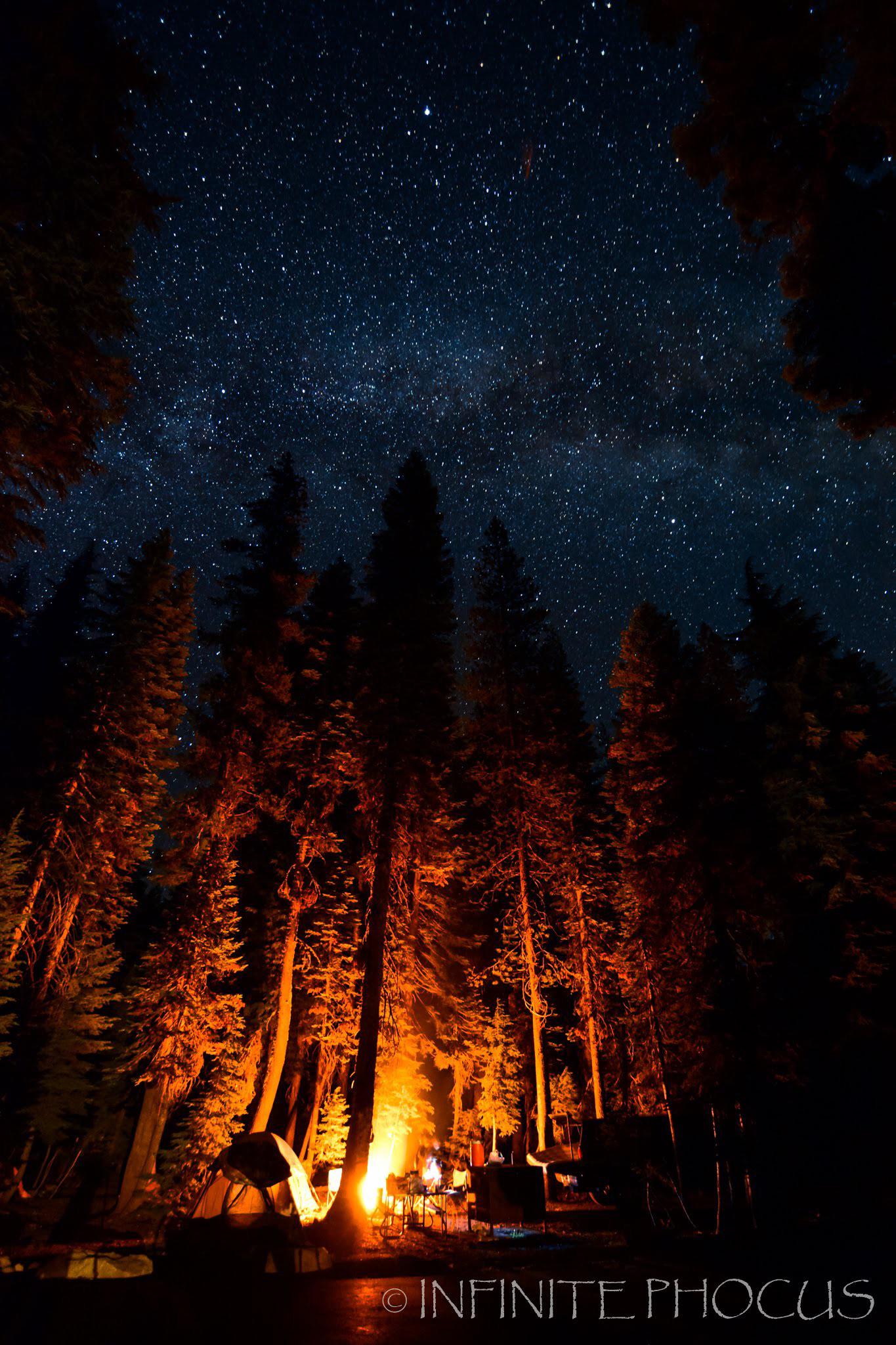 Camping Under a Blanket of Stars at Lassen Park r/norcal
