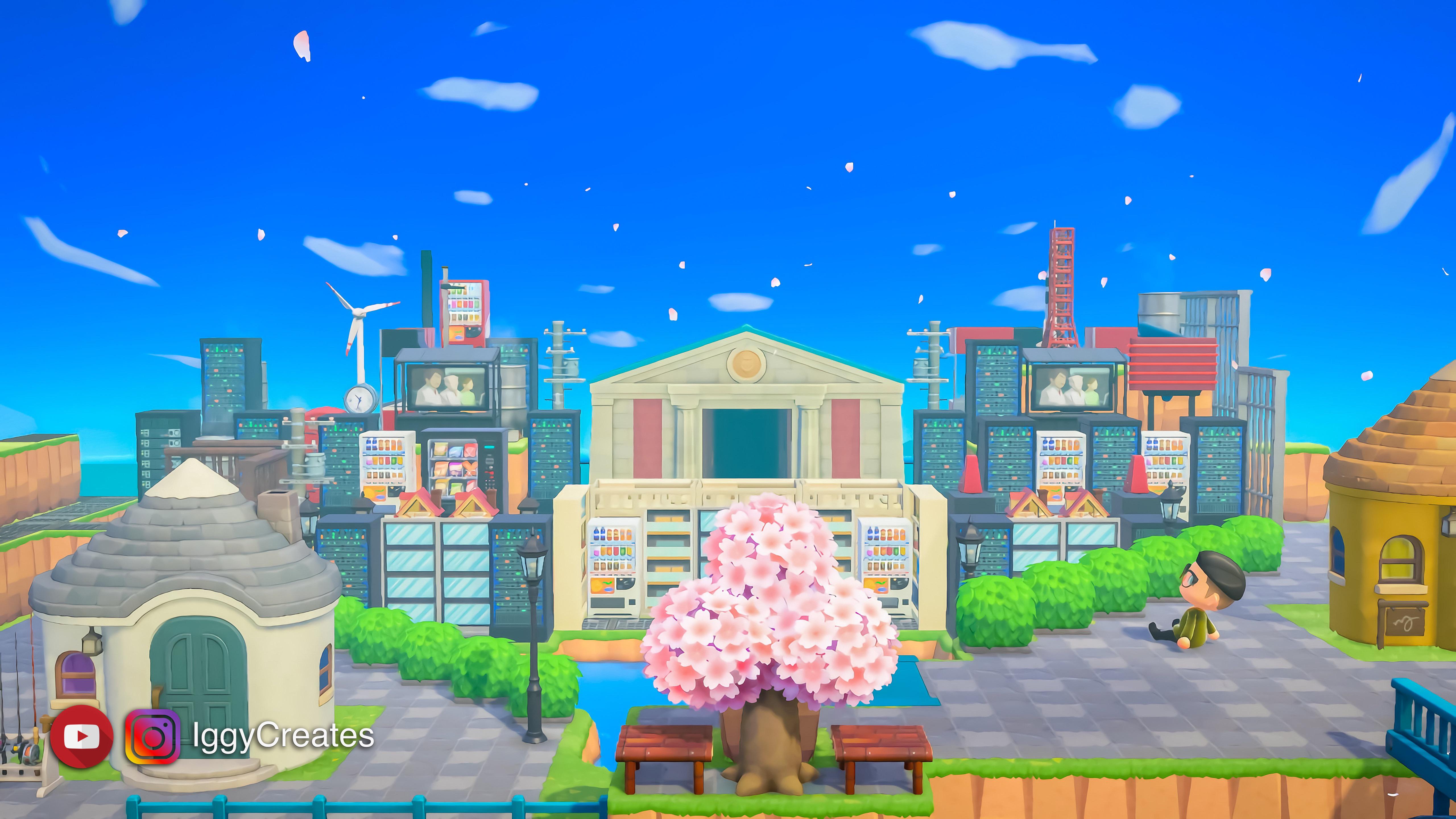 Tokyo Skyline but Animal Crossing r/AnimalCrossing