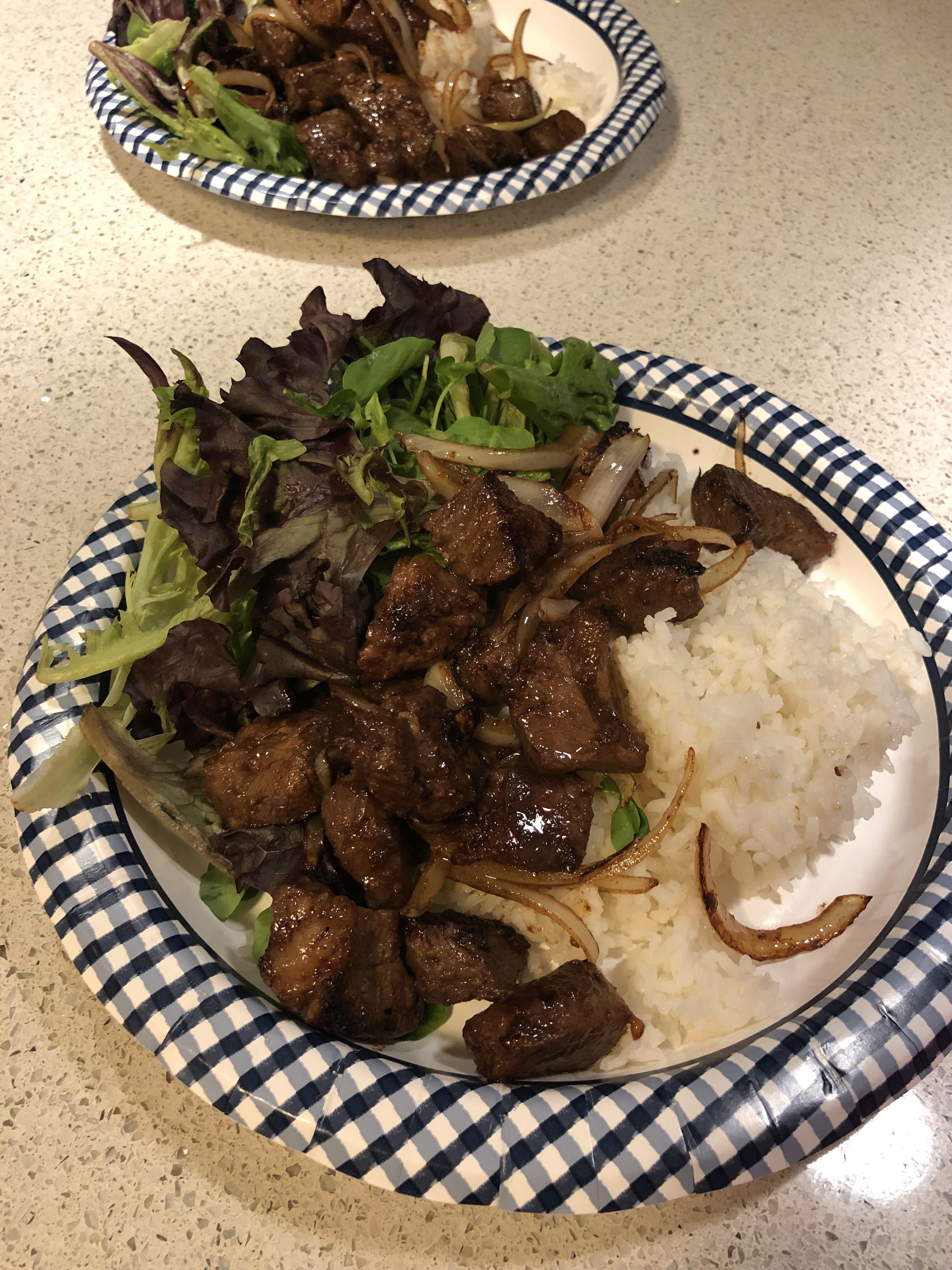 [homemade] Vietnamese Shaking Beef r/food
