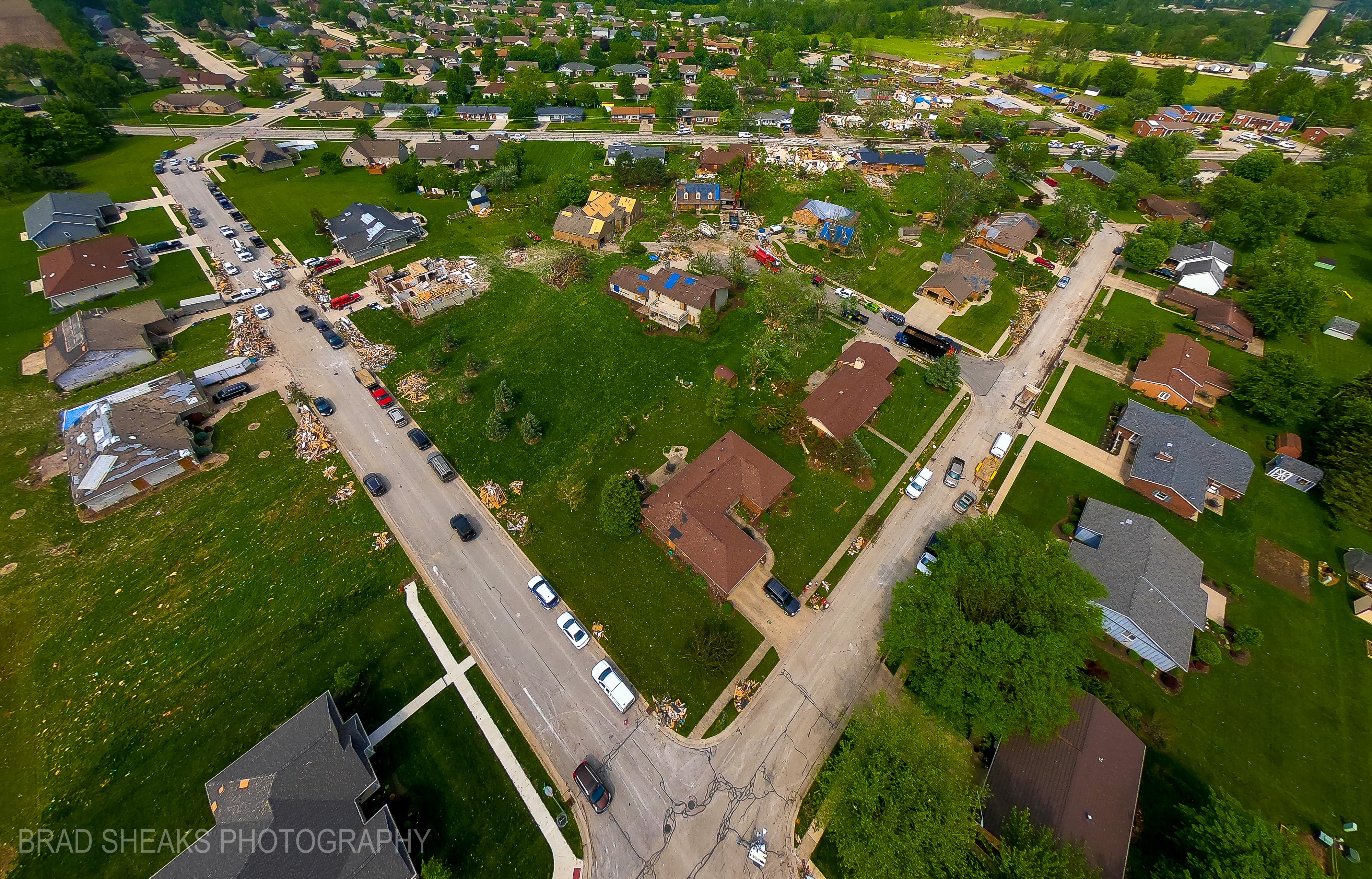 Damage in Celina r/Ohio