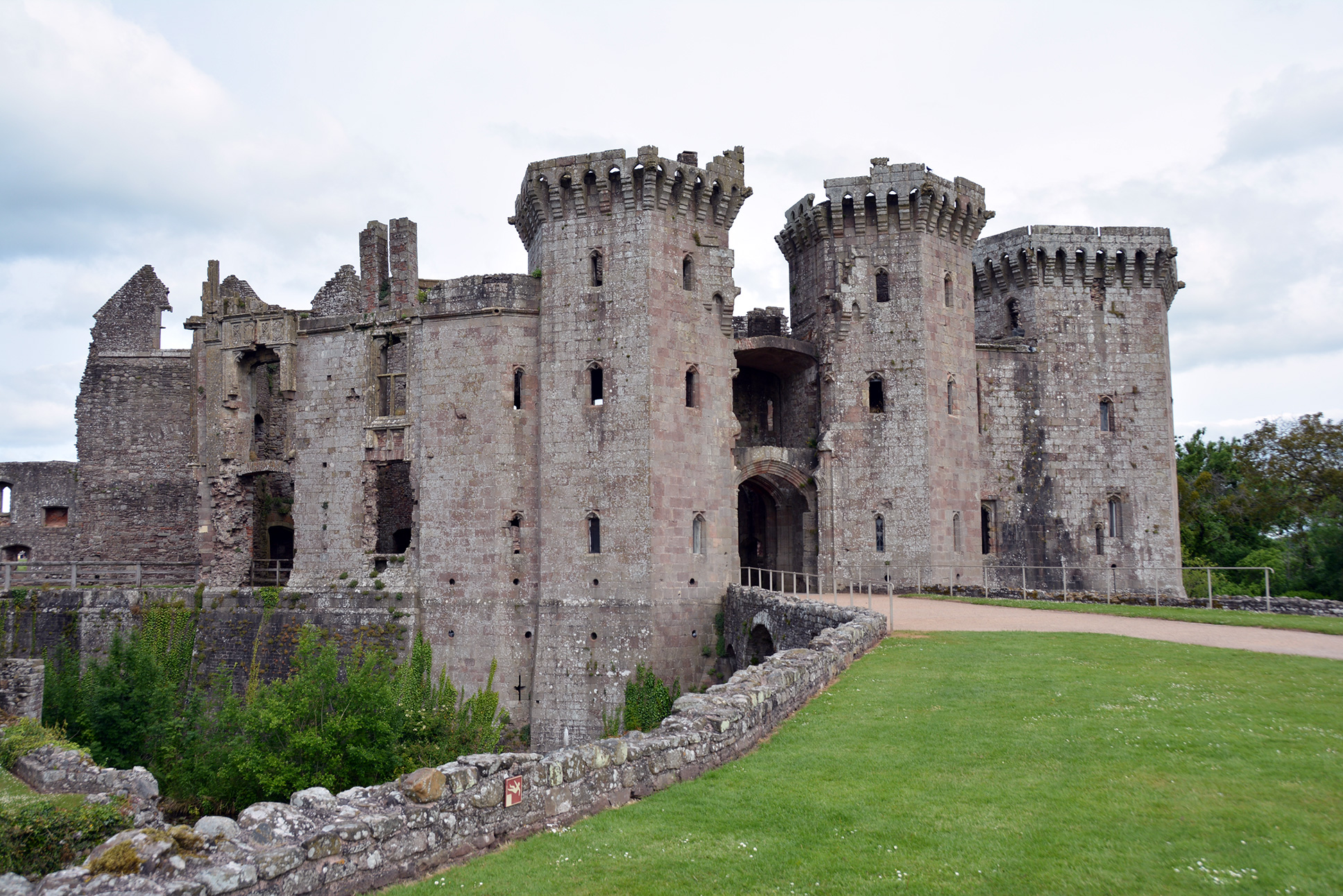 Raglan Castle Monmouthshire Wales r/castles