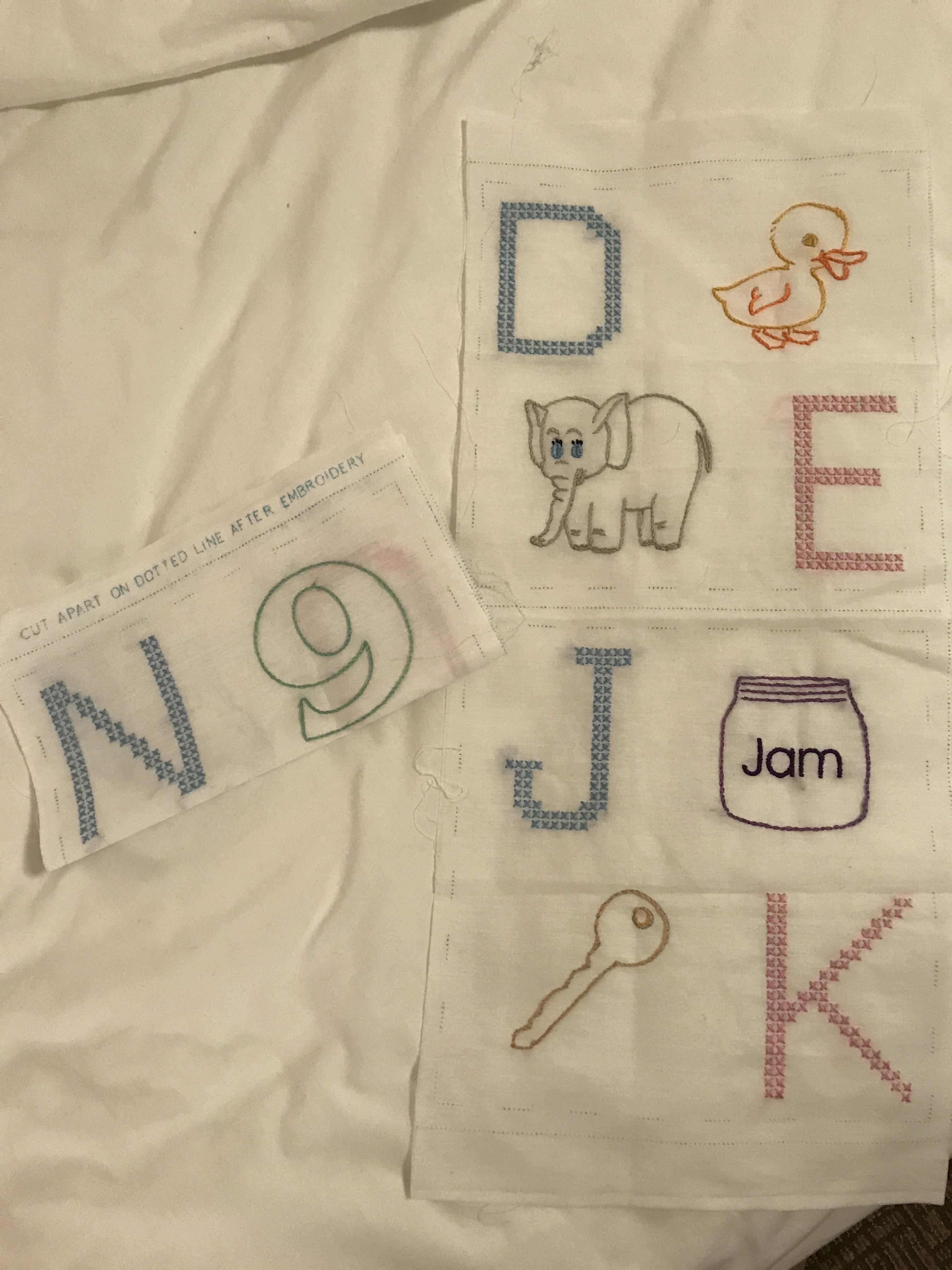 Working on a crossstitch blanket ) r/sewing