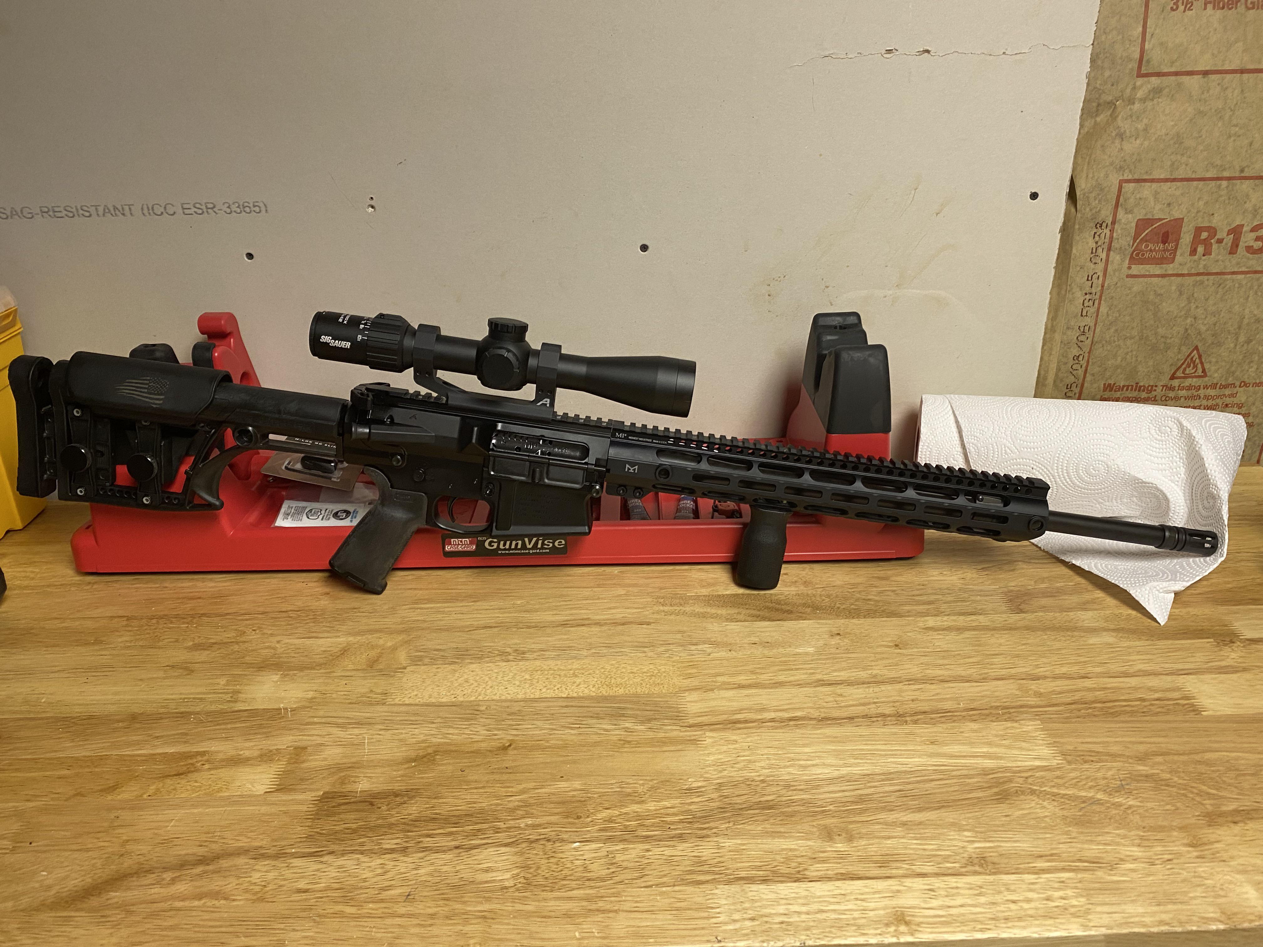 My first AR10, built on an M5 receiver set. r/AR10