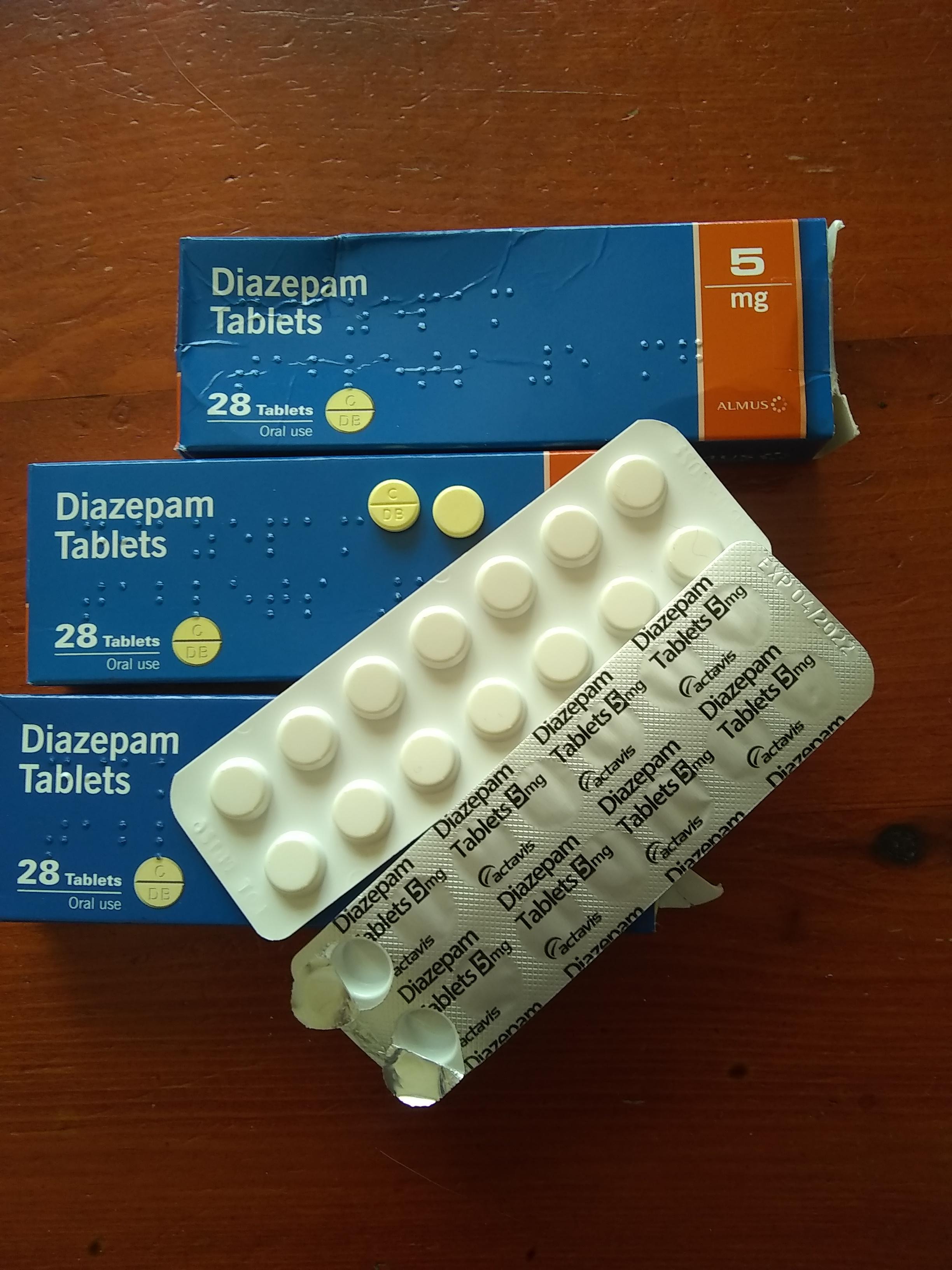 Refill day. Seemed to take AGES to arrive. 84 5mg diazepam. r