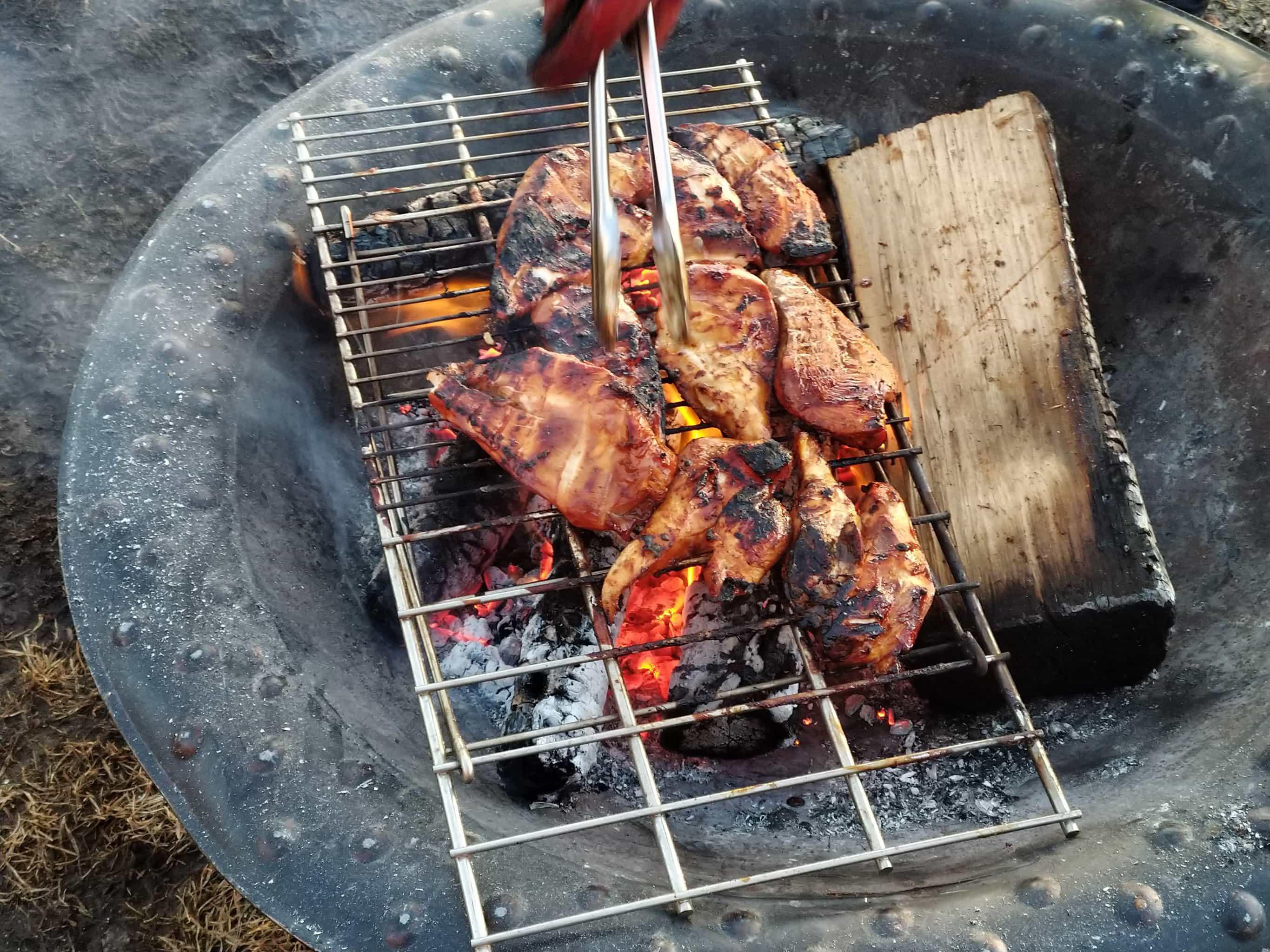 Bbq in camping r/Outdoors