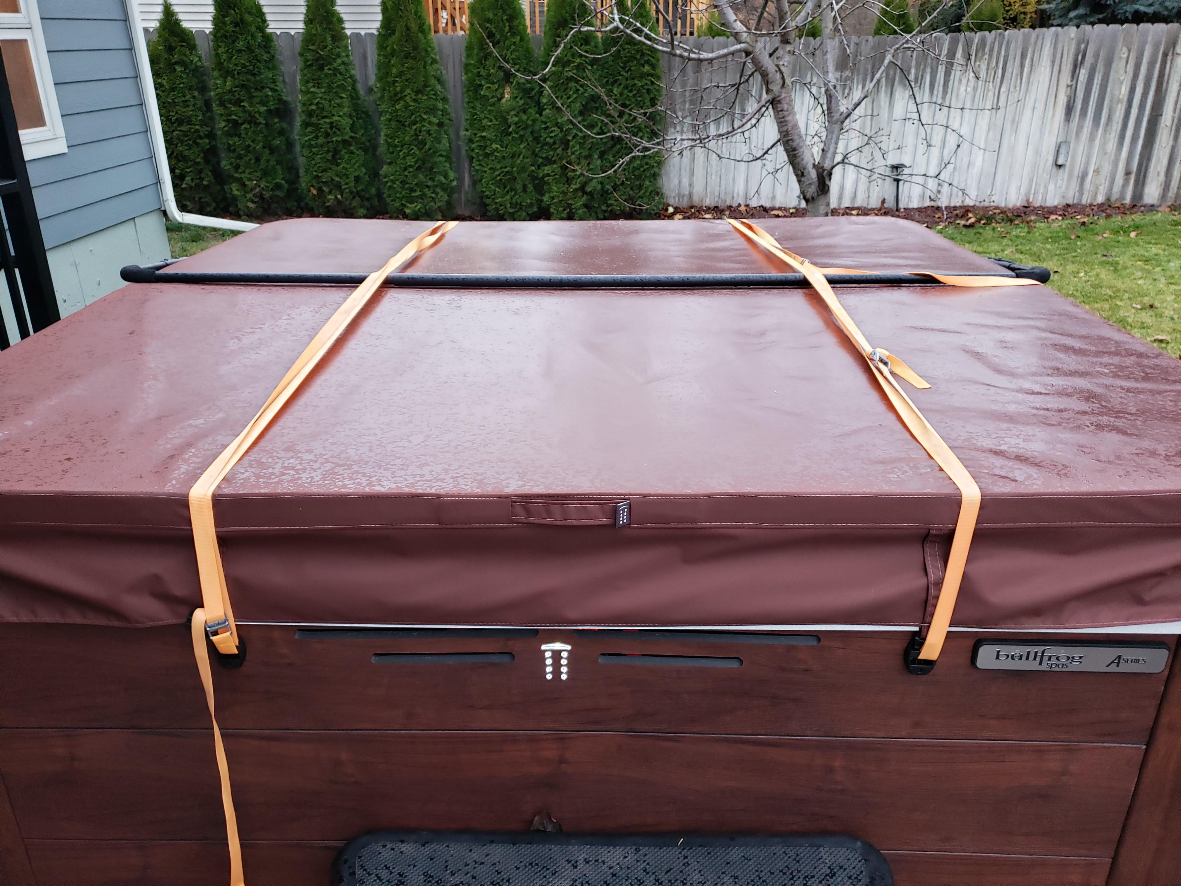 Bullfrog A8 cover clip alternatives? r/hottub