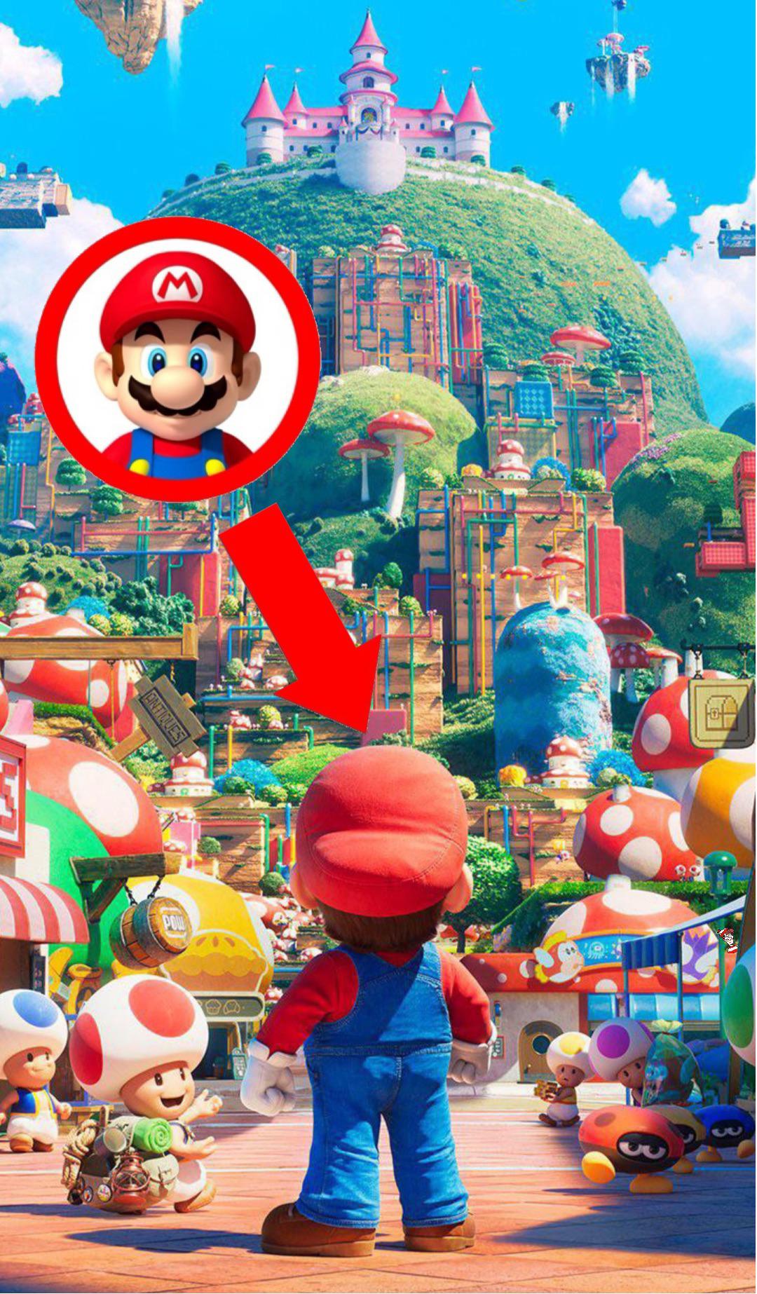 Guys, I think I spotted something on the mario movie poster! r/Mario