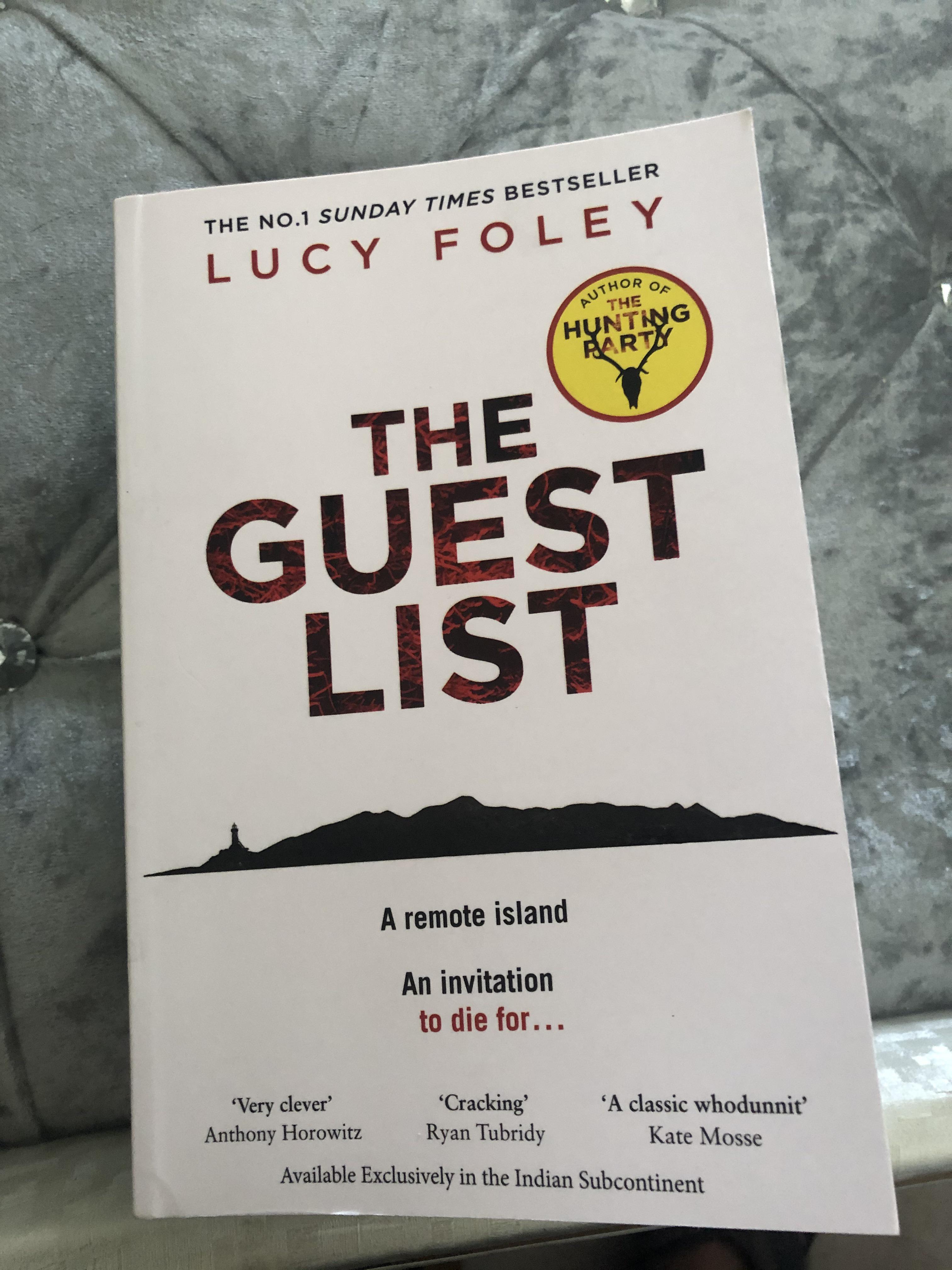 5 of 52, The Guest List by Lucy Foley r/52book