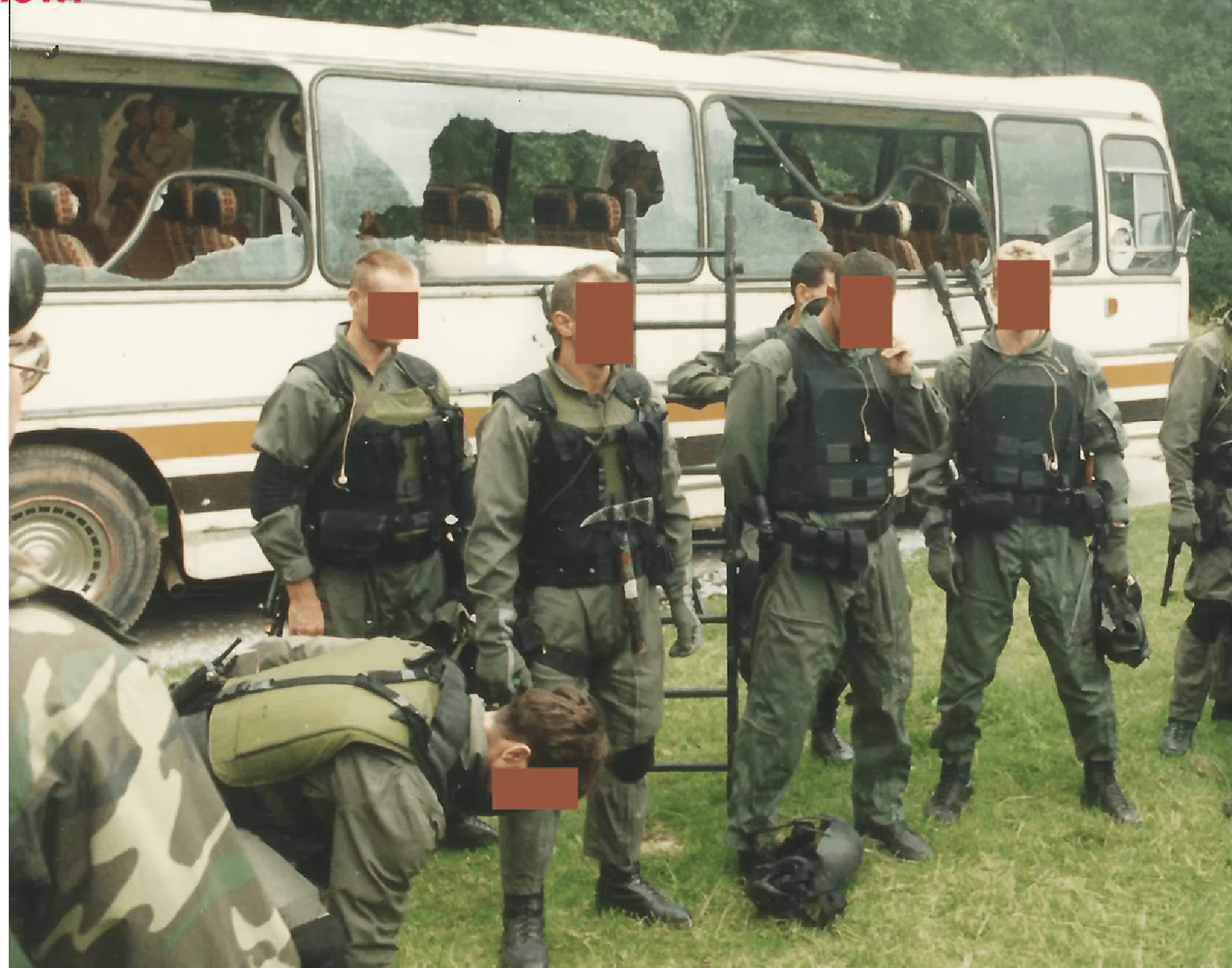 Hereford 90s. The training ground of the British SAS unit. The GROM mi