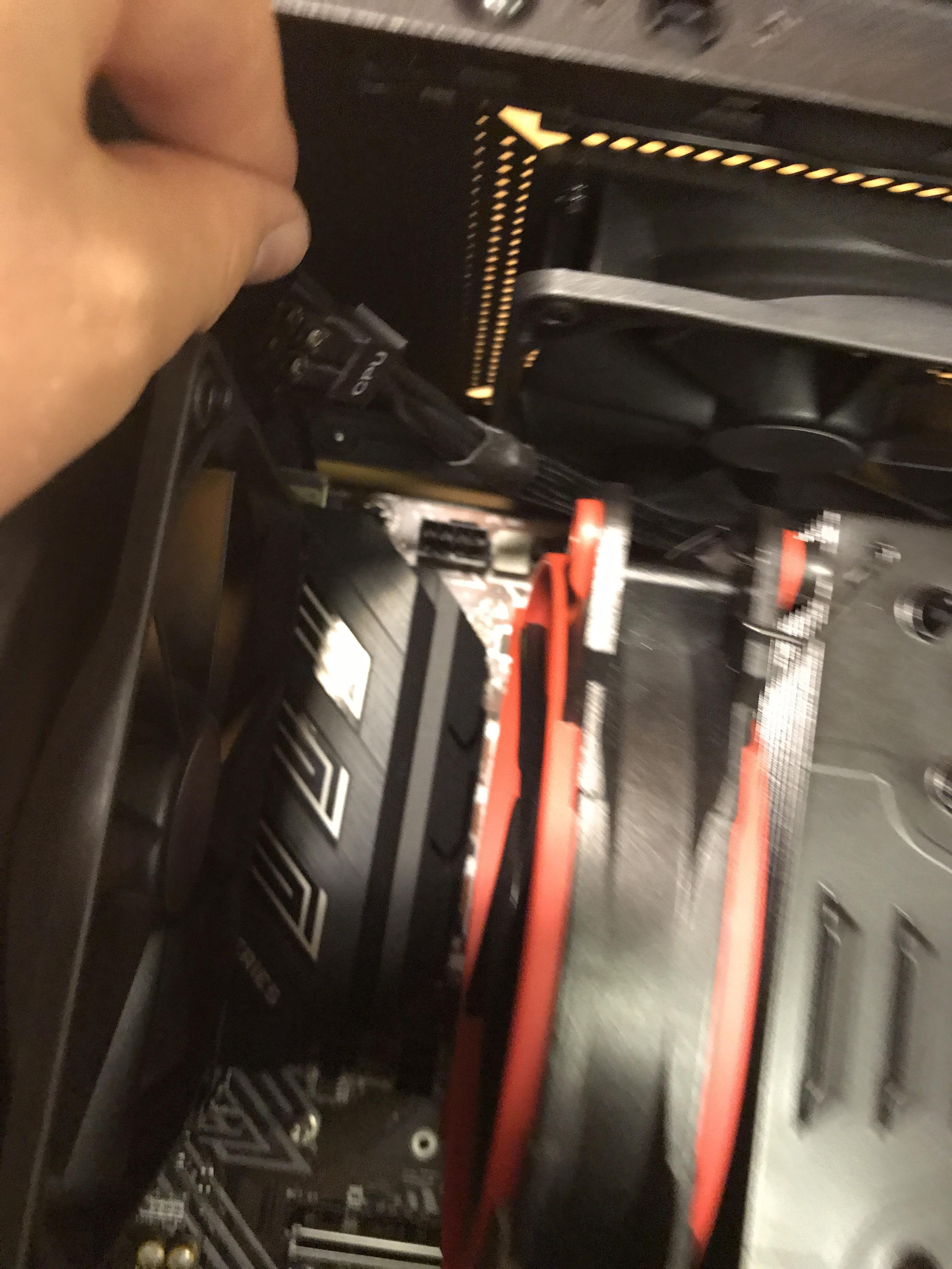 Any idea how I can get this cpu power cable to the port on the mobo? I