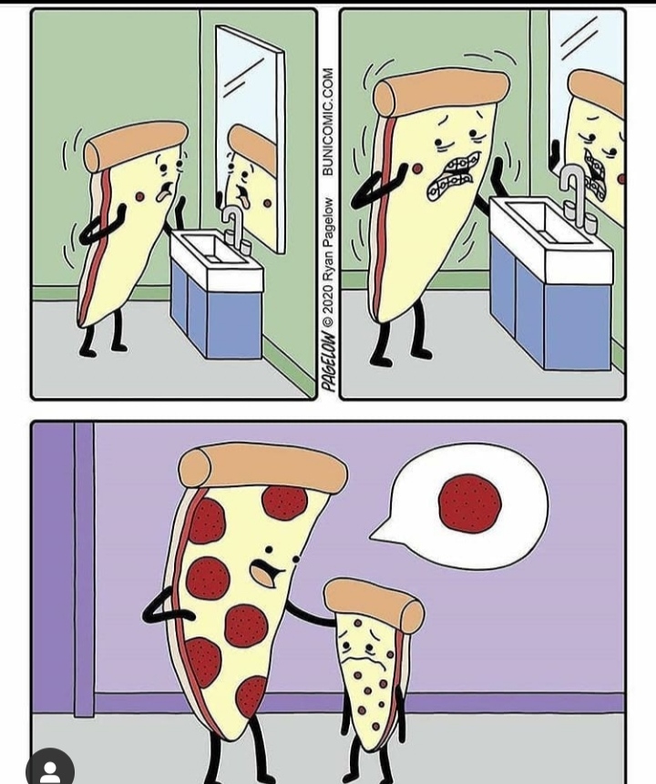 Thanks I hate pizza puberty TIHI