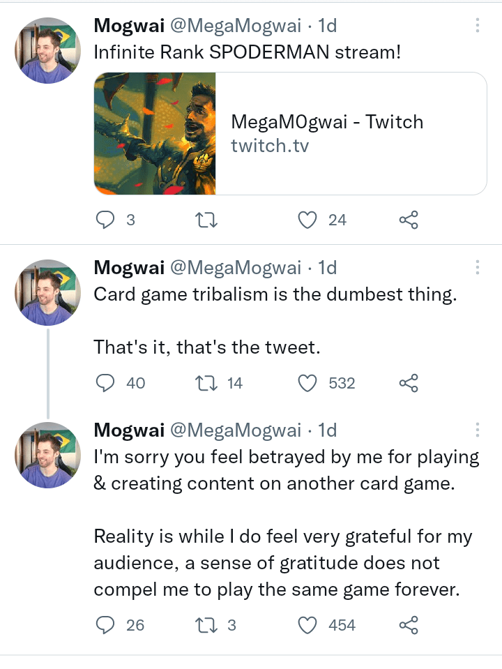 How do you feel when you see a content creator stop making content