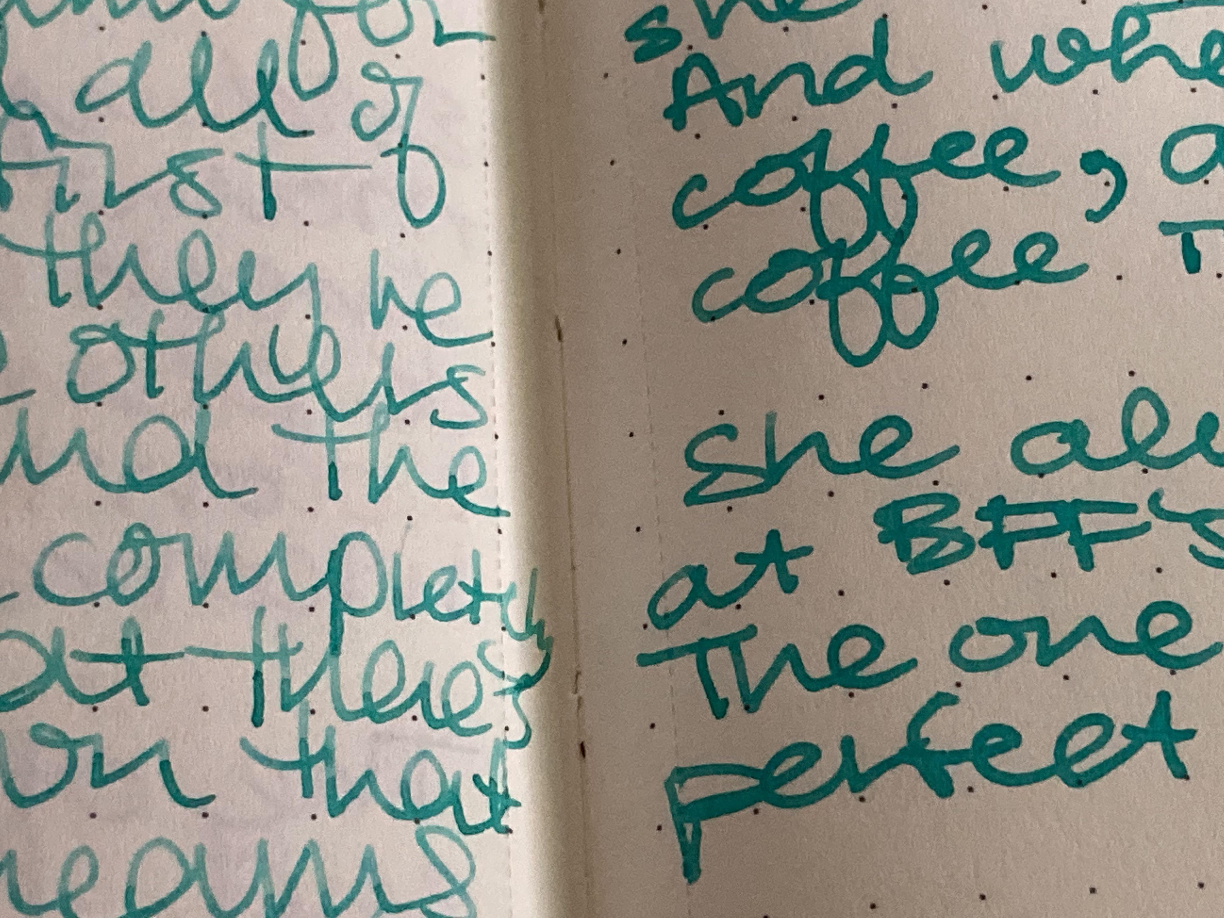 Ink wetness difference after adding dish soap r/fountainpens