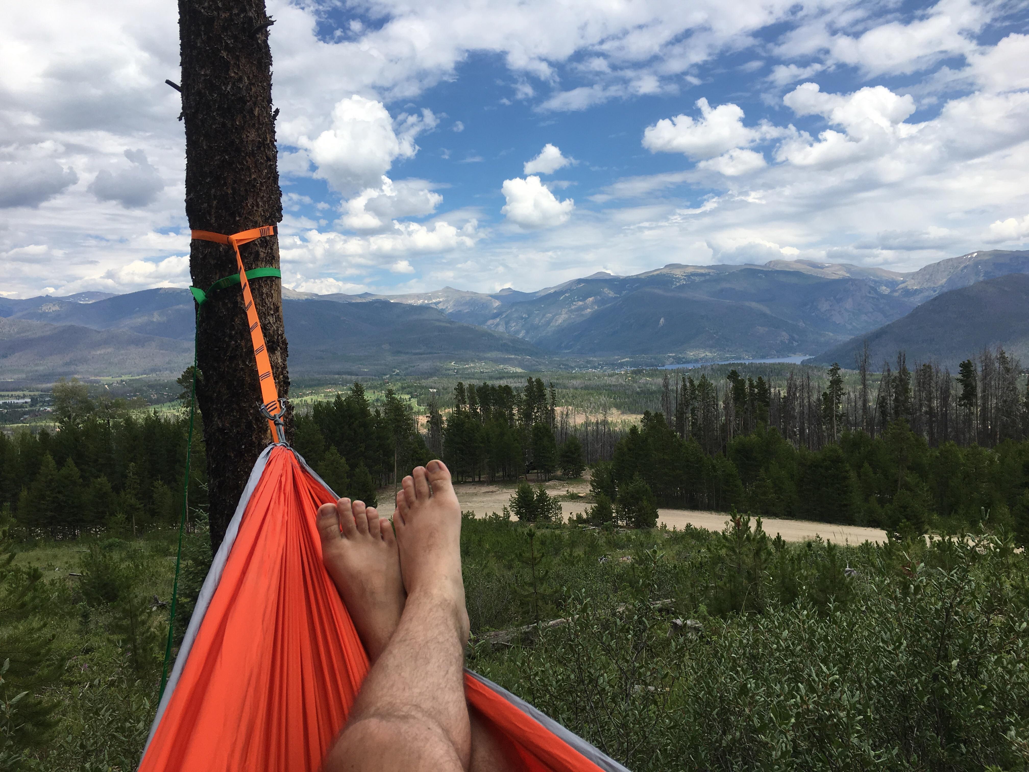 National hammock day overlooking Grand Lake, CO r/Hammocks