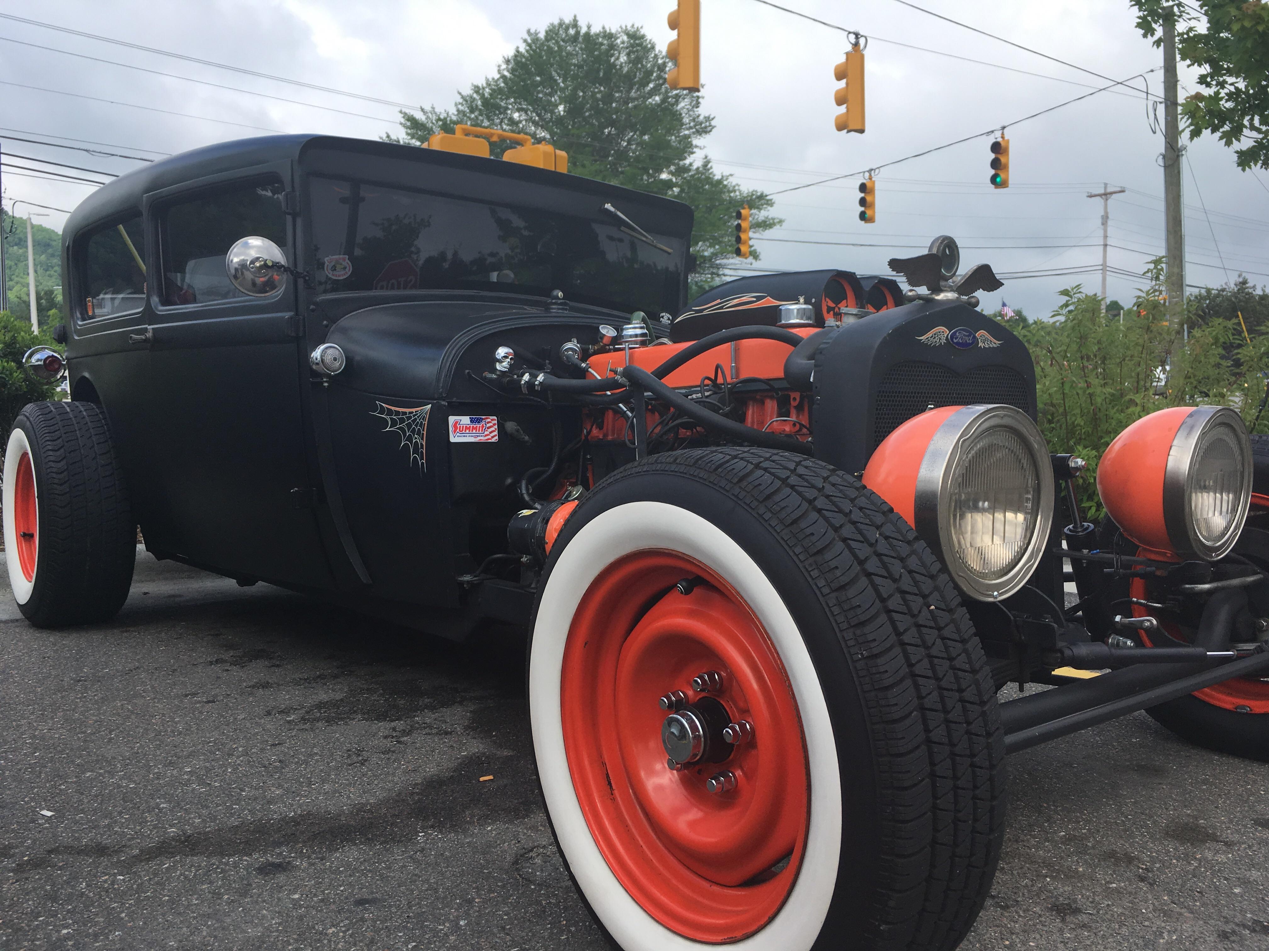 Here’s an awesome rat rod with an inline 6 I saw the other day r