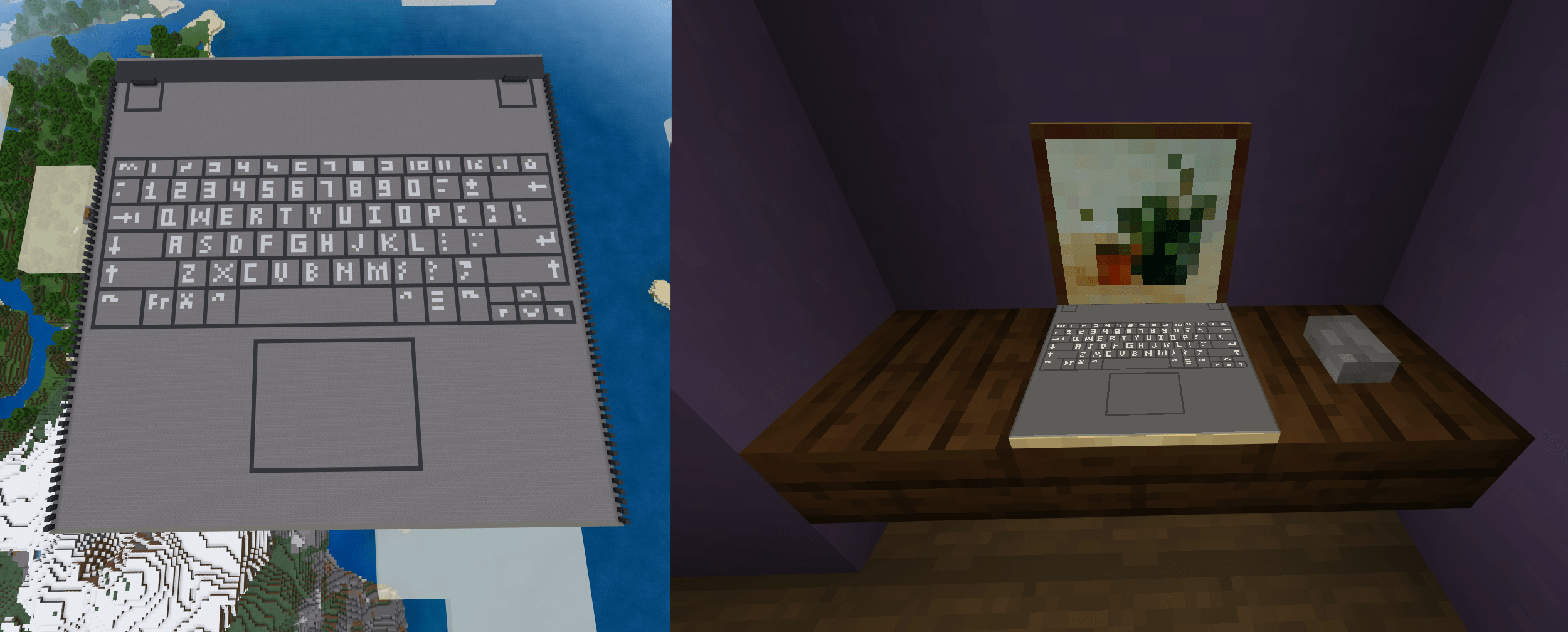 They finally added the ability to place item frames on the floor in