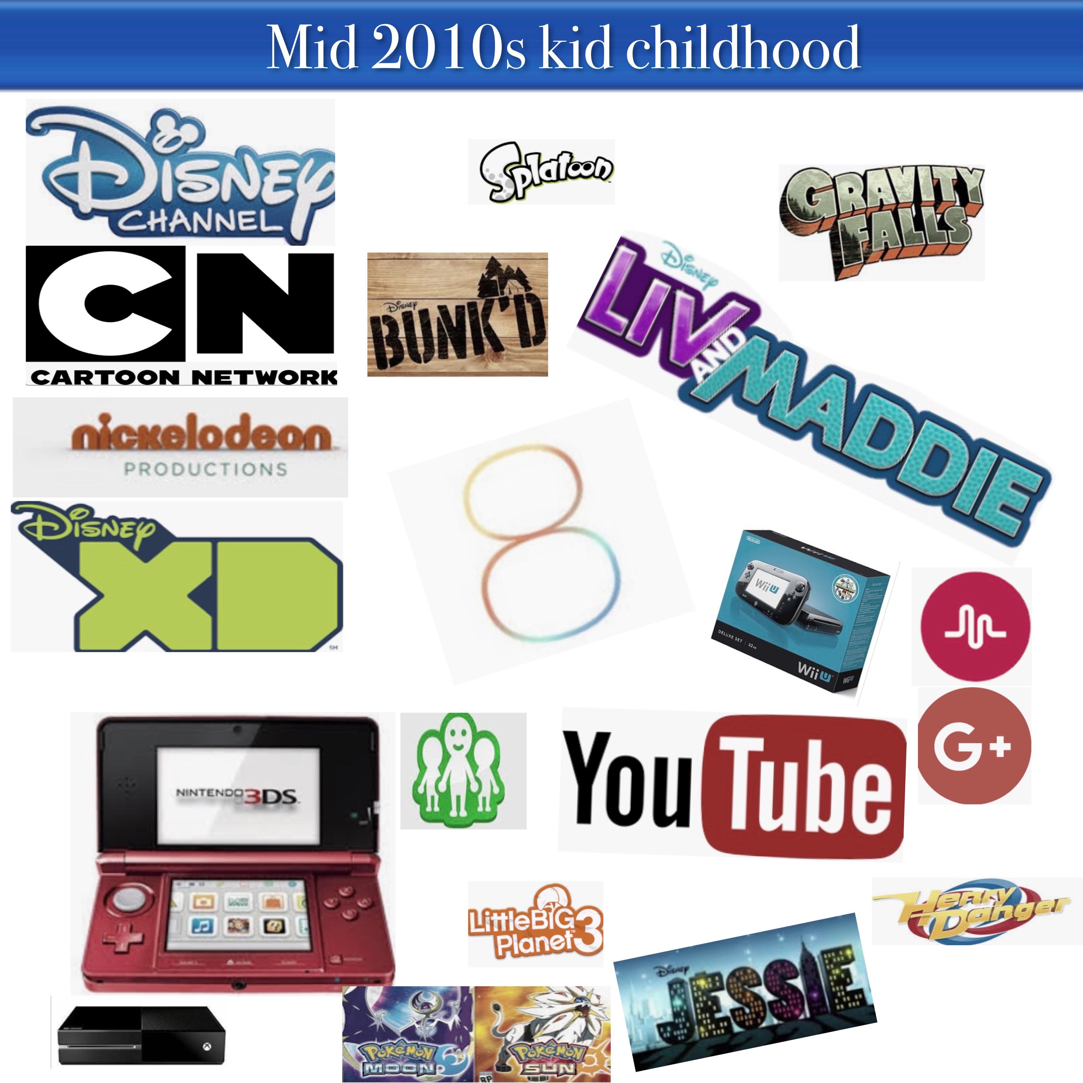 Mid 2010 kids childhood nostalgia starter pack r/starterpacks