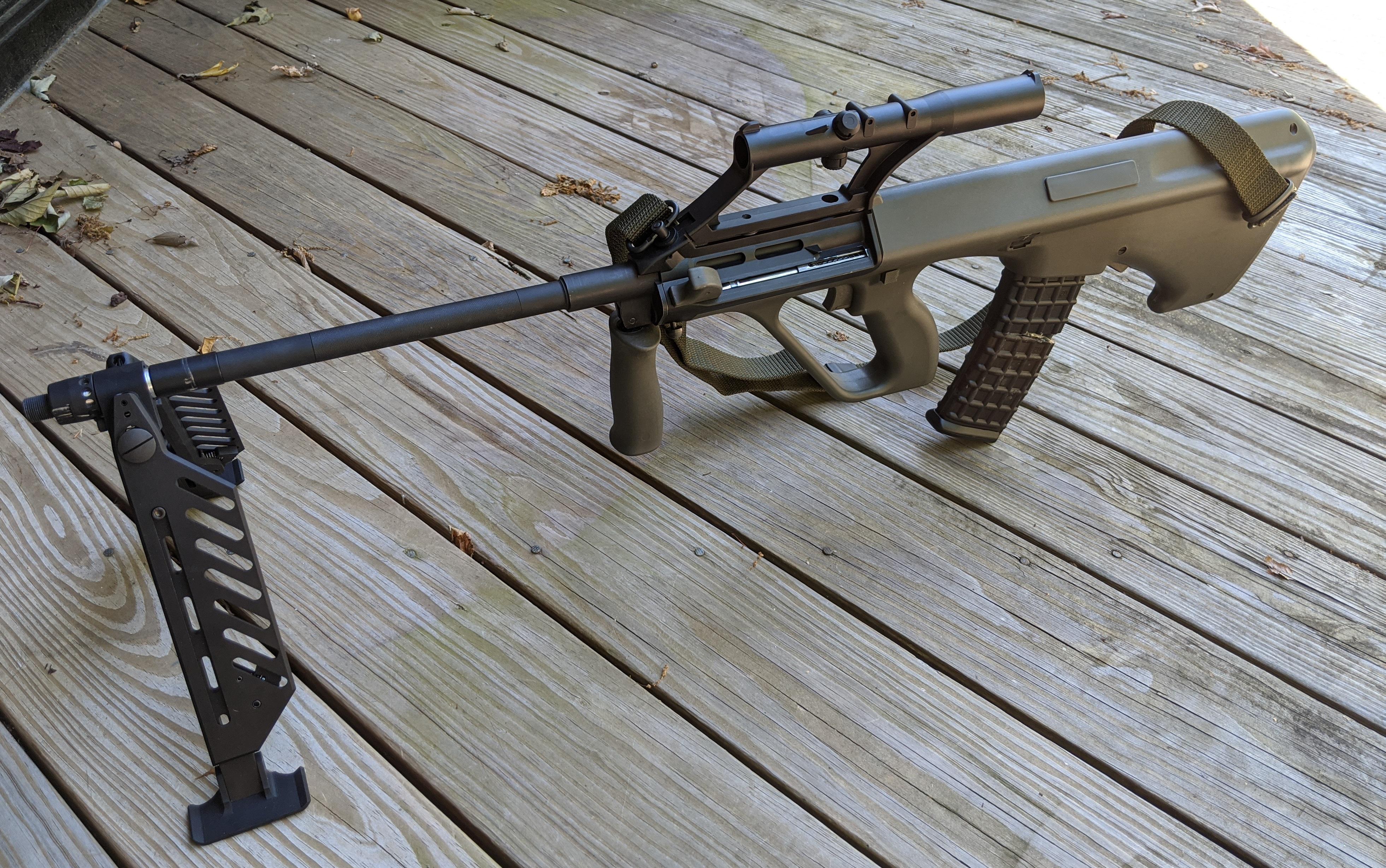 WIP GBBR AUG HBar LMG airsoft