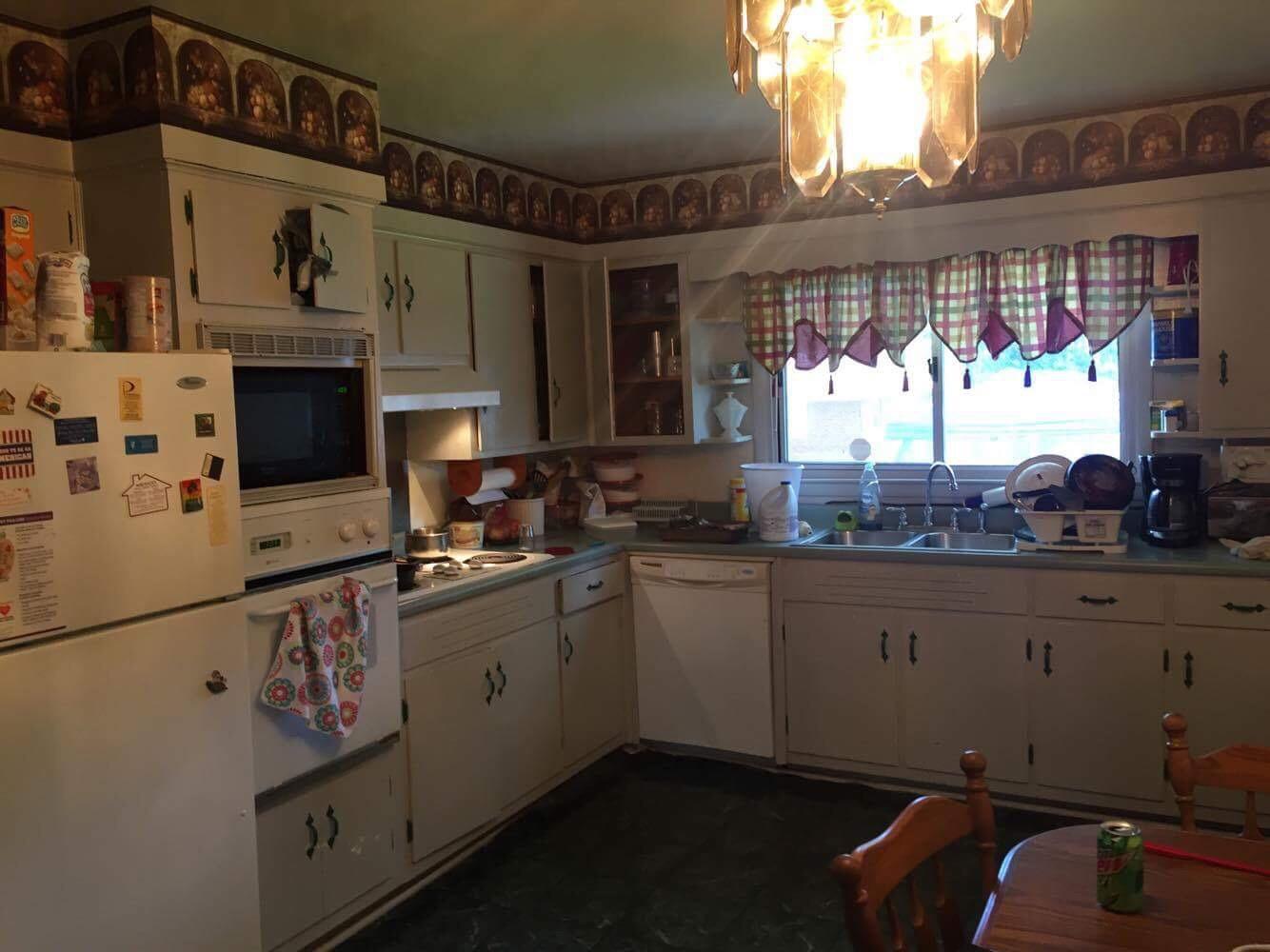 I inherited my grandmas house and the kitchen shows it. Any advice? r