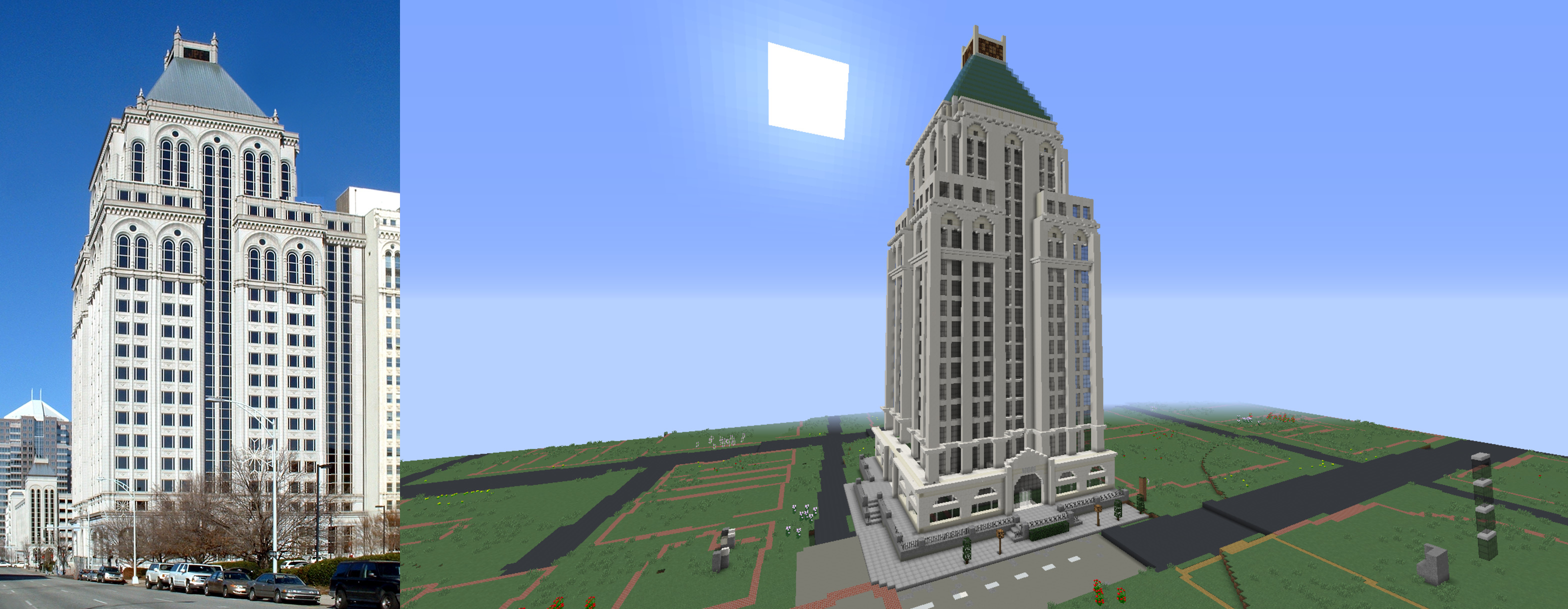 Greensboro NC Lincoln Financial building r/BuildTheEarth