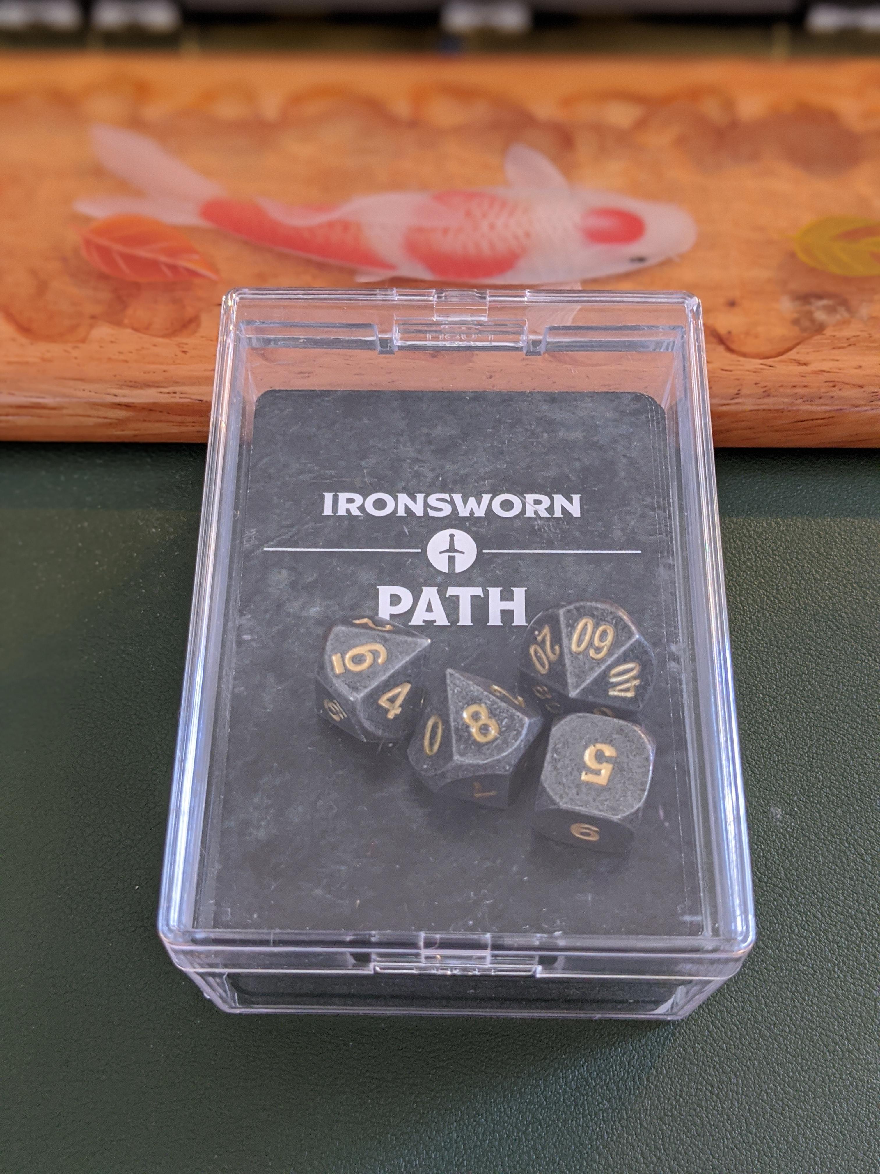 Skullsplitter dice fit perfectly in a Drivethru card case! r/Ironsworn