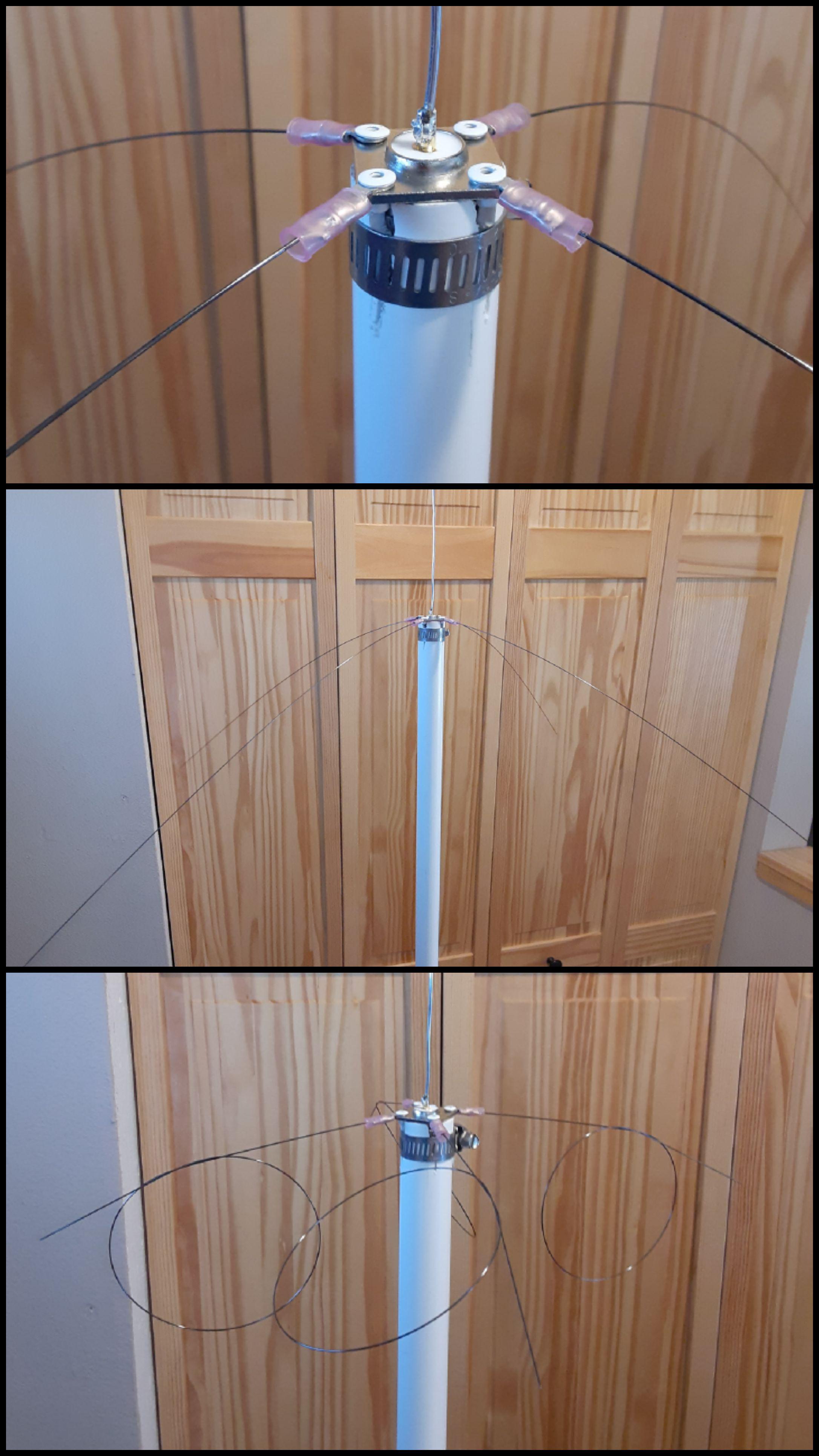 Finished first homebrew ground plane ver 1.5 ish r/amateurradio