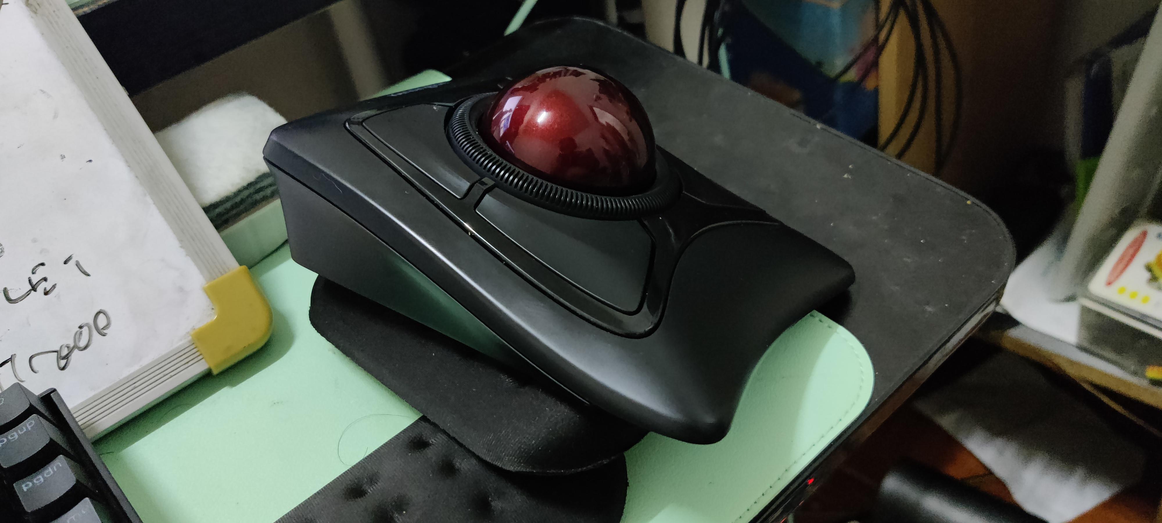 My Kensington Expert Wireless setup r/Trackballs