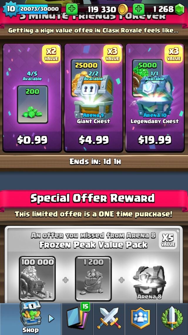 [PIC] Getting a high value offer in Clash Royale be like... r/ClashRoyale