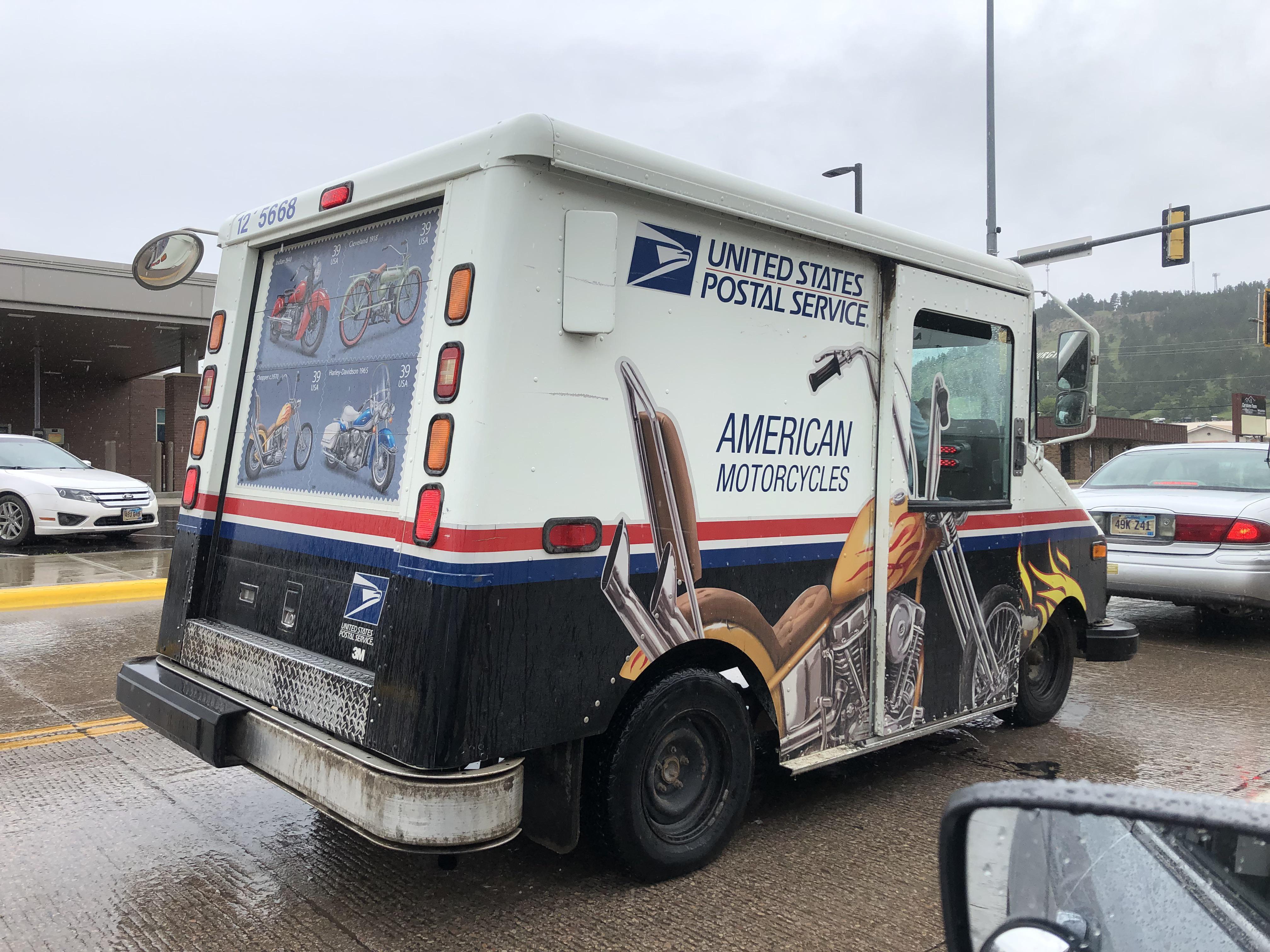 [Unknown] Mail truck, Sturgis SD r/spotted