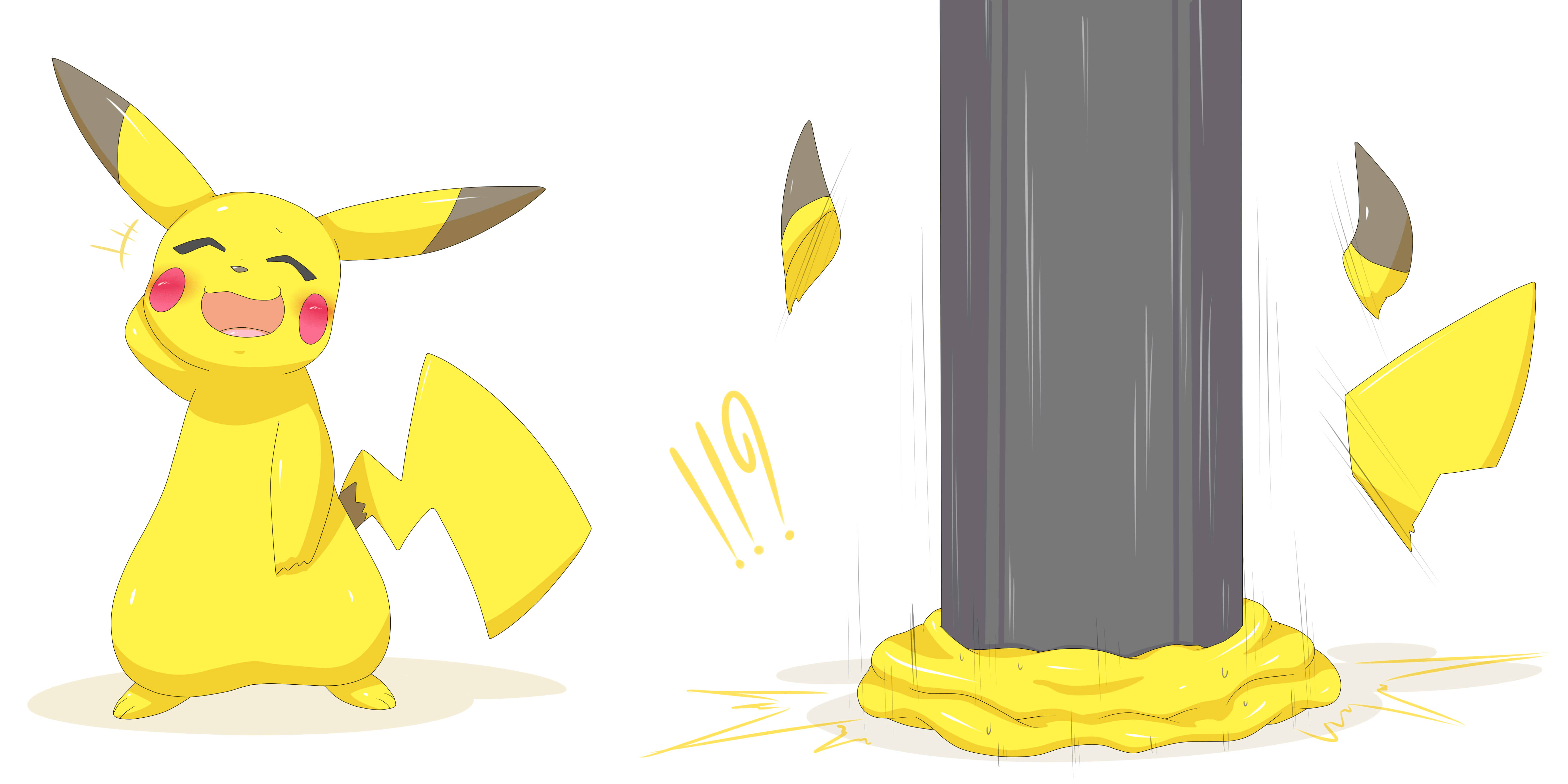 Pikachu freaking dies Source in comments r/pikachu