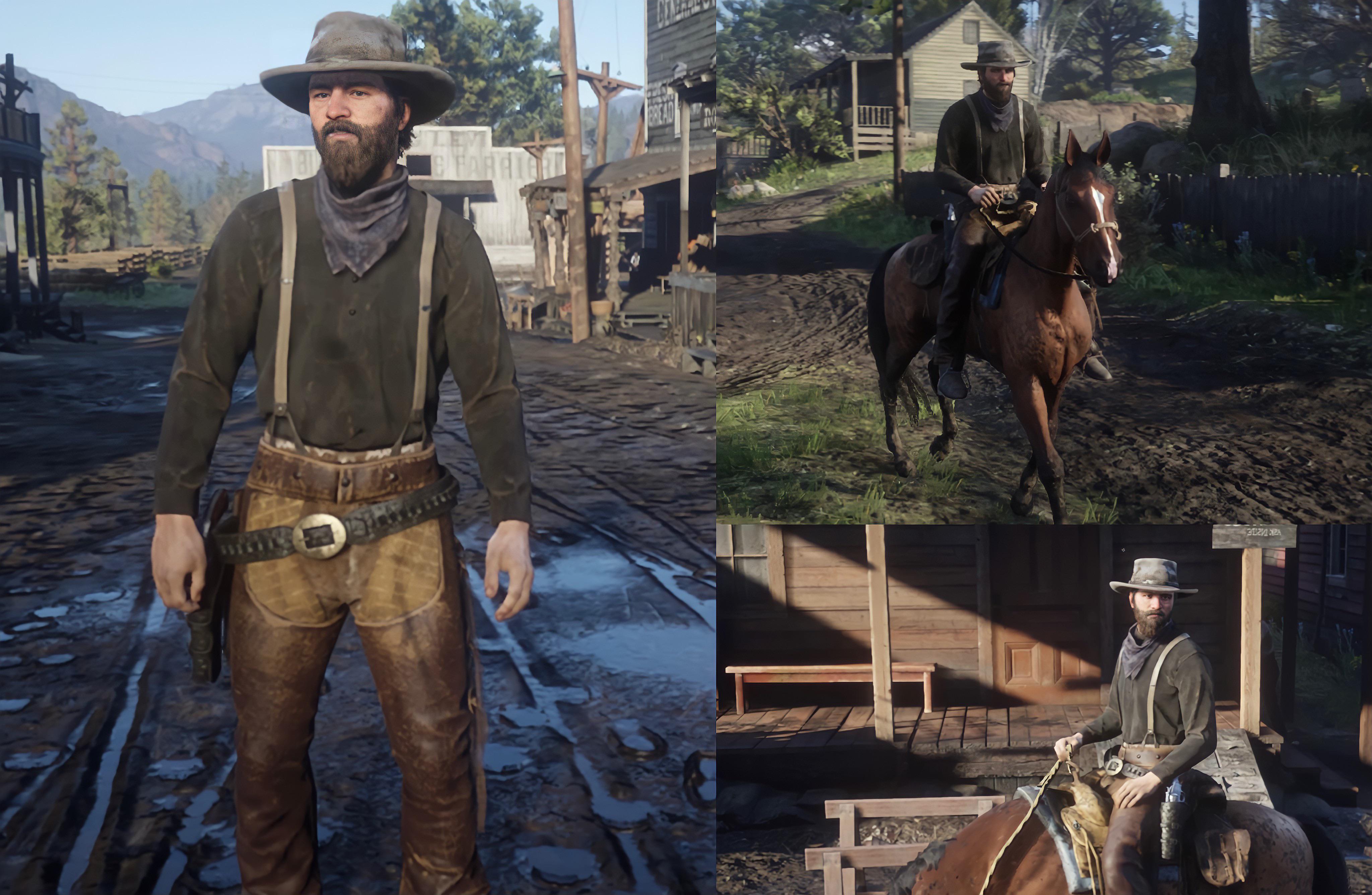 Tried dressing like some of the NPCs in Valentine r/reddeadfashion