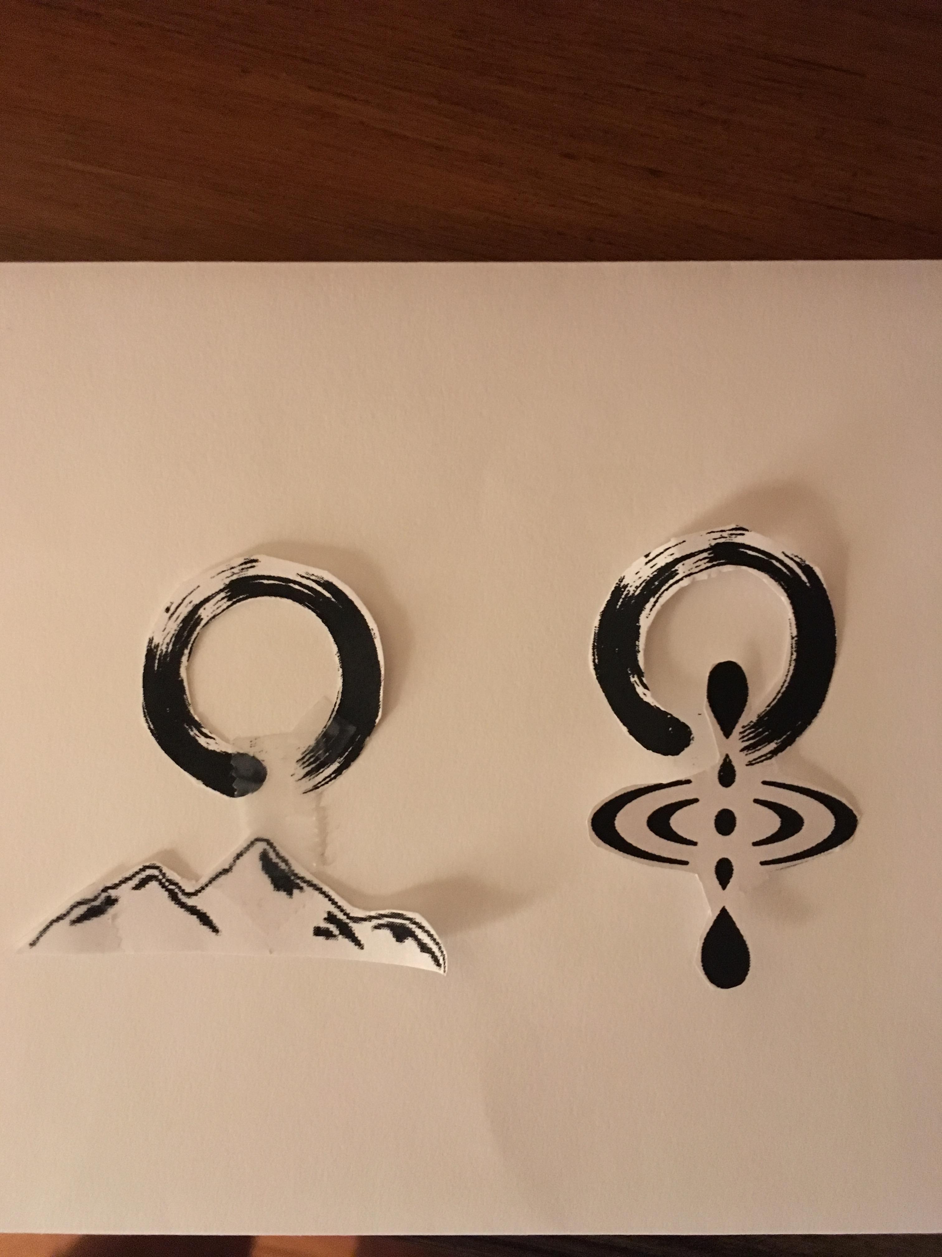 Working on zen tattoo designs which is a better representation? enso