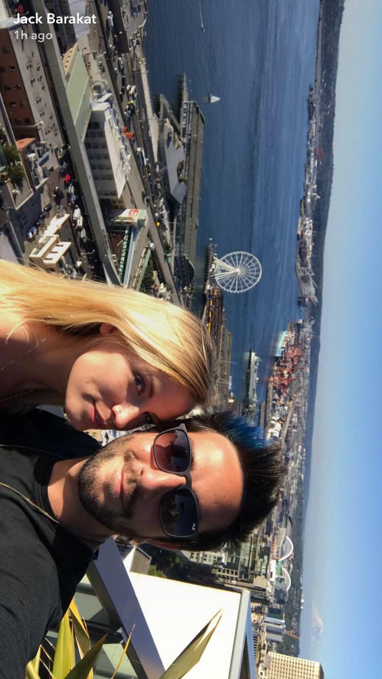 Does Jack have a girlfriend? He posted this on snapchat but I thought