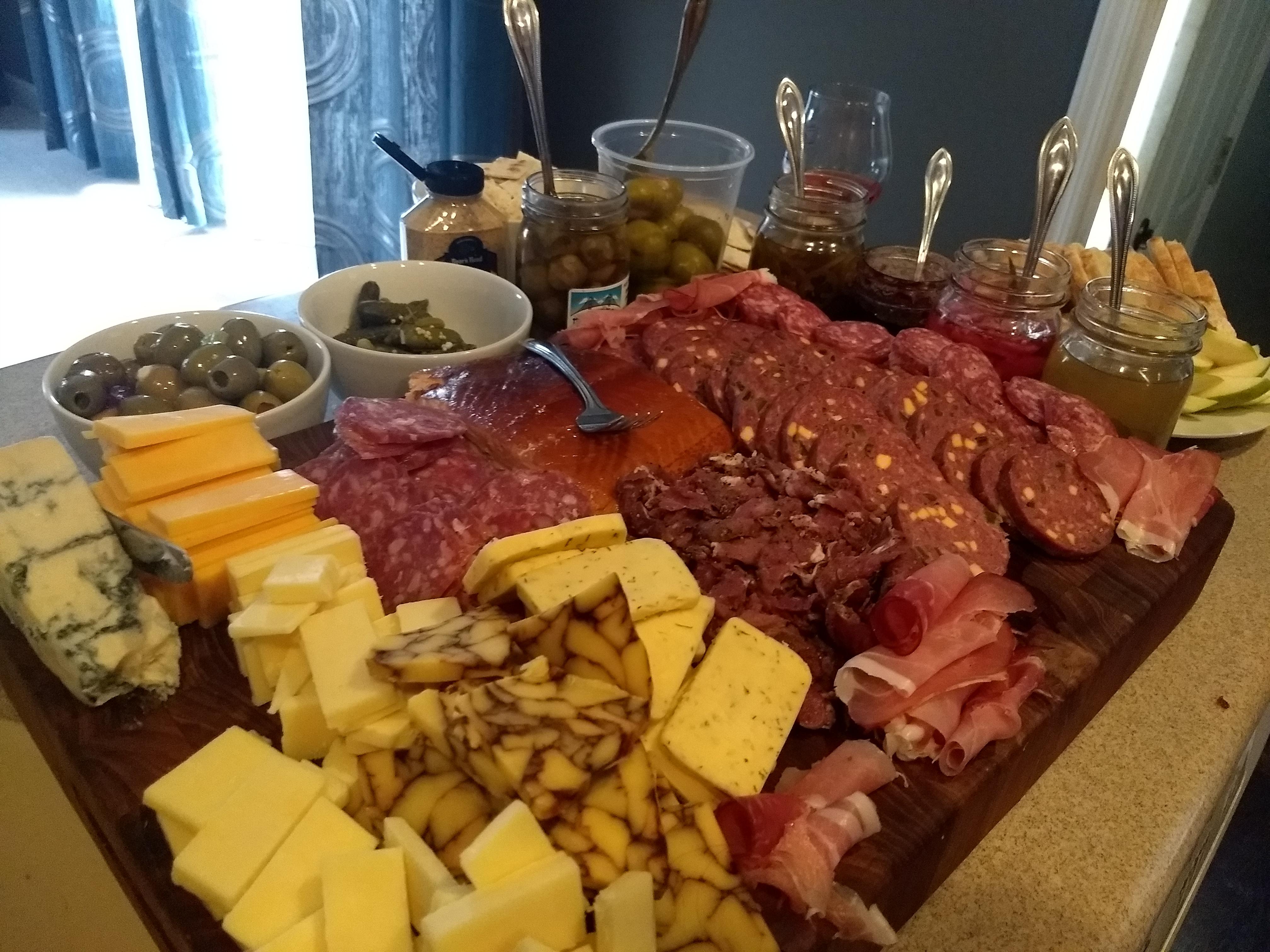 [Homemade] Meat and cheese spread r/food
