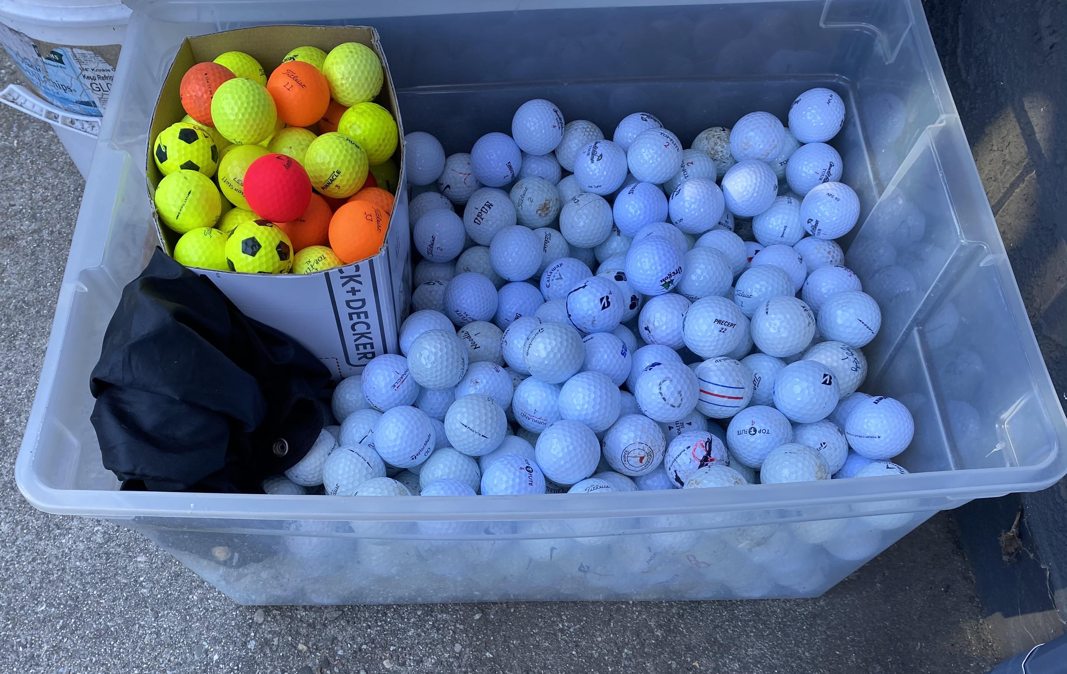 Give a man a golf ball and he plays for a day. Give a man an extendable