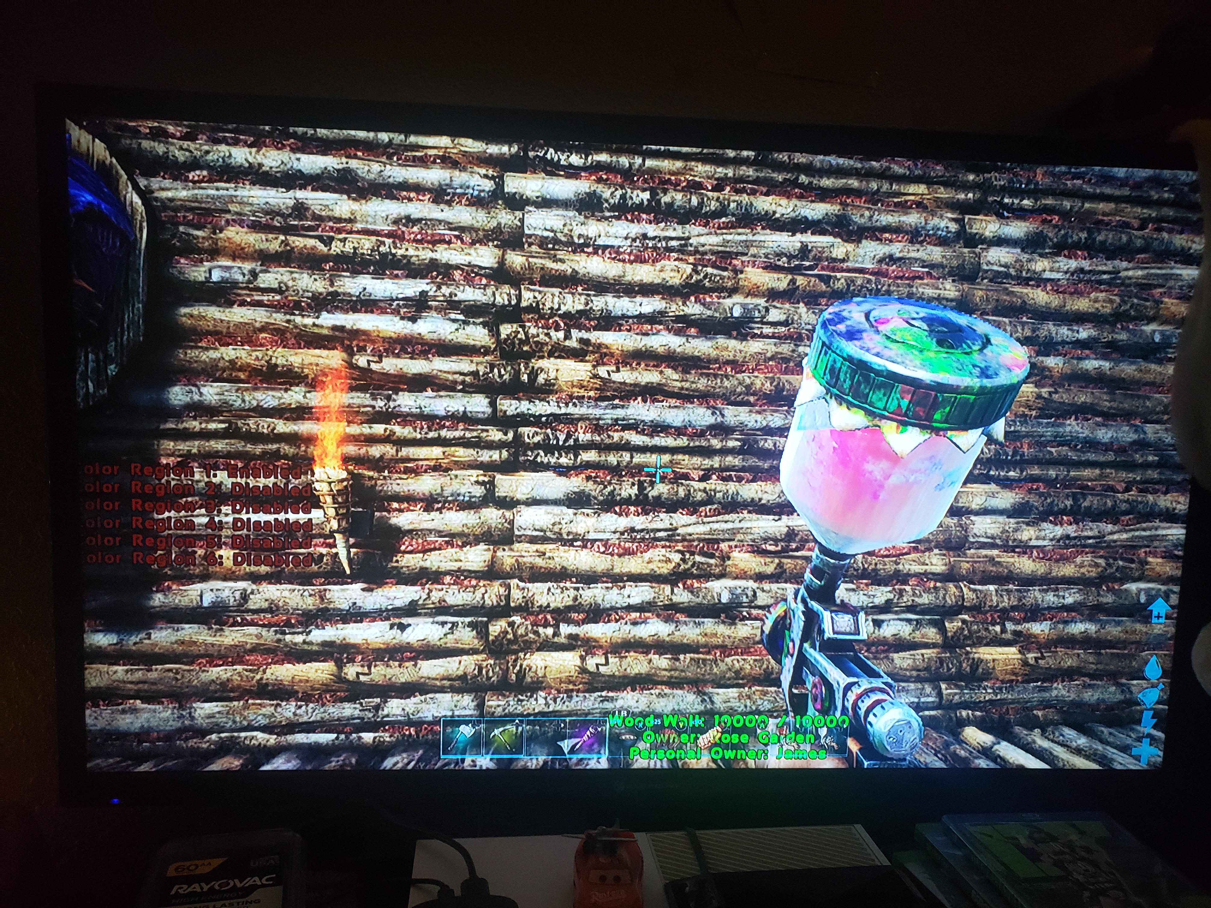 Im on xbox 1. Where is enbaled on region with spray paint. All I see PC