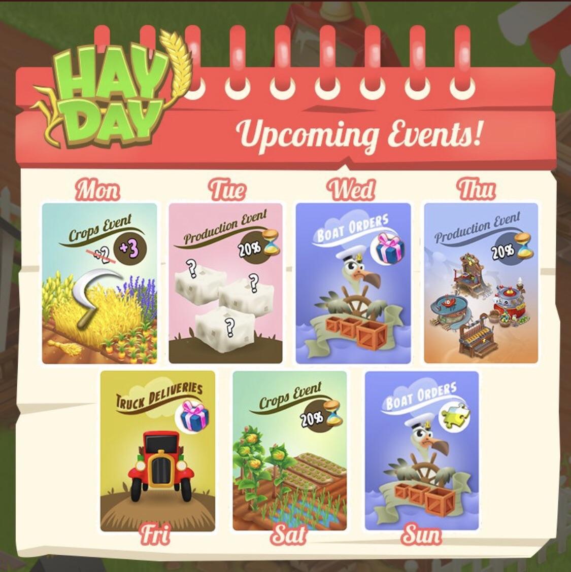 Events! HayDay
