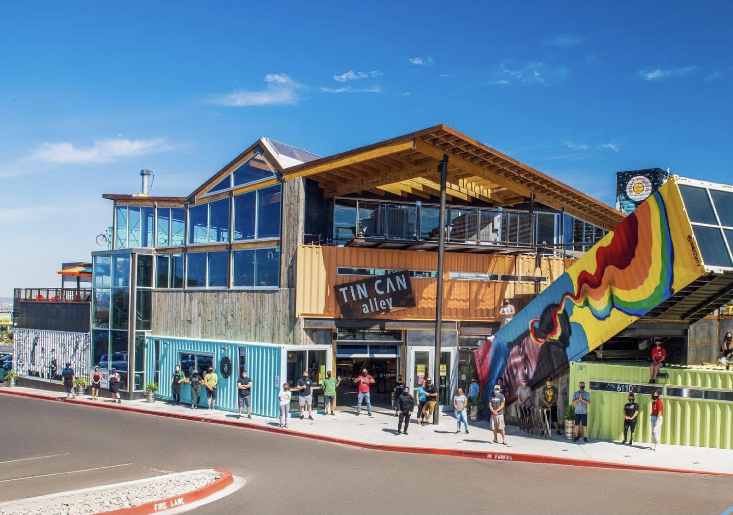 Shipping container flourishes at Tin Can Alley food hall in Albuquerque