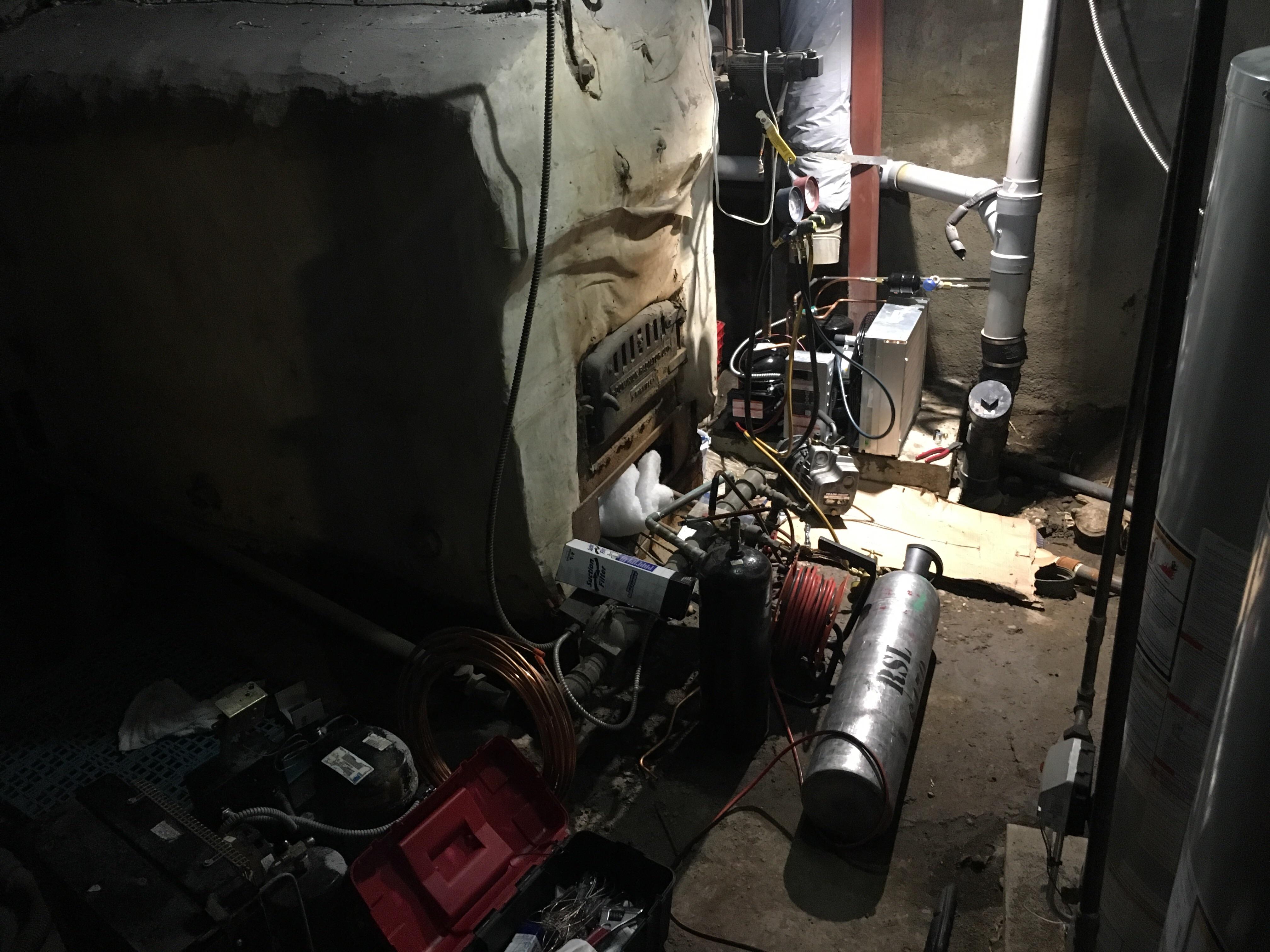 Where I spent my Saturday. Waterline exploded killing walk in cooler