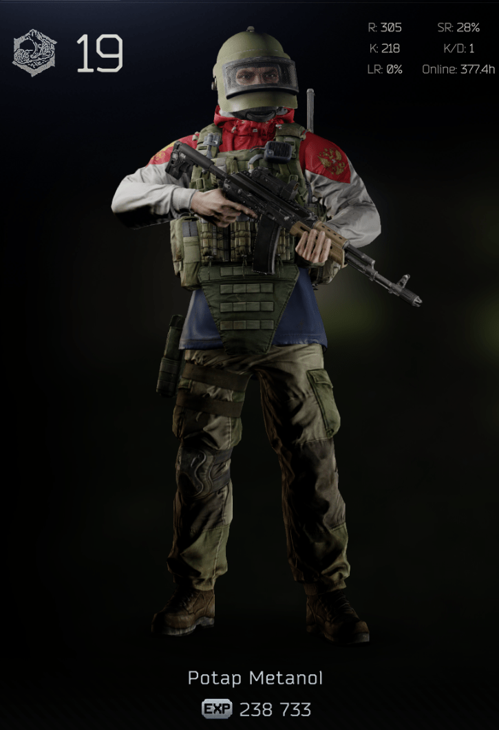 Chad Scav, Courtesy of Reshala and the Bois r/EscapefromTarkov