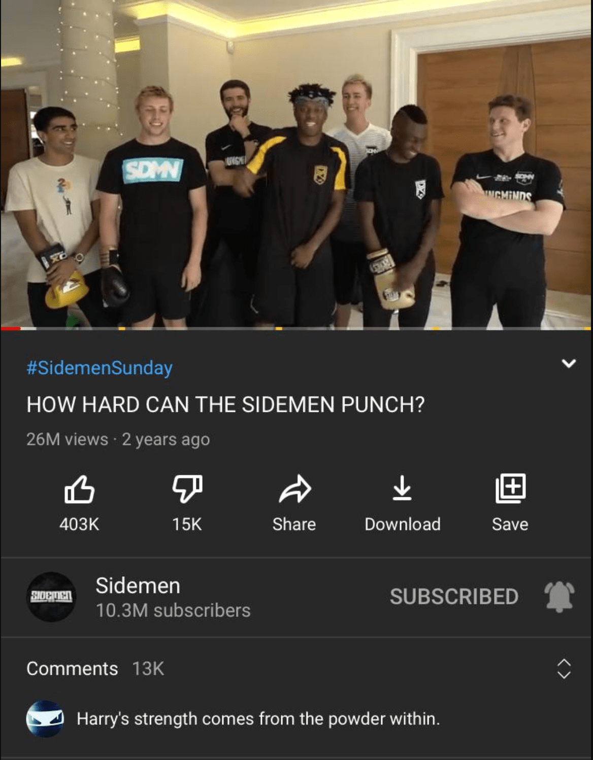 This was on the sidemen reddit, we want a part 2? Peep the comment😂 r