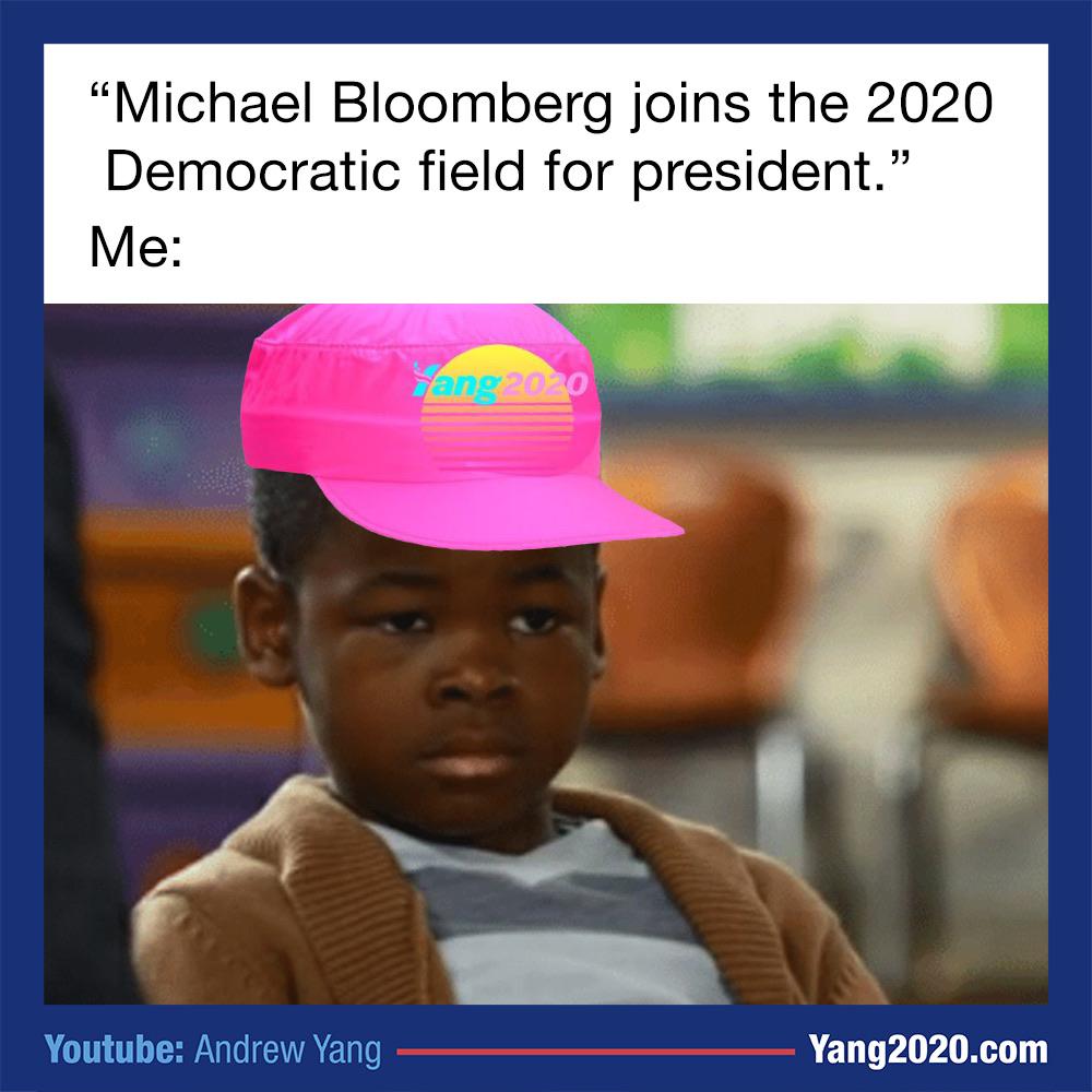 Bloomberg won’t steer away anyone in the YangGang so I see this as a