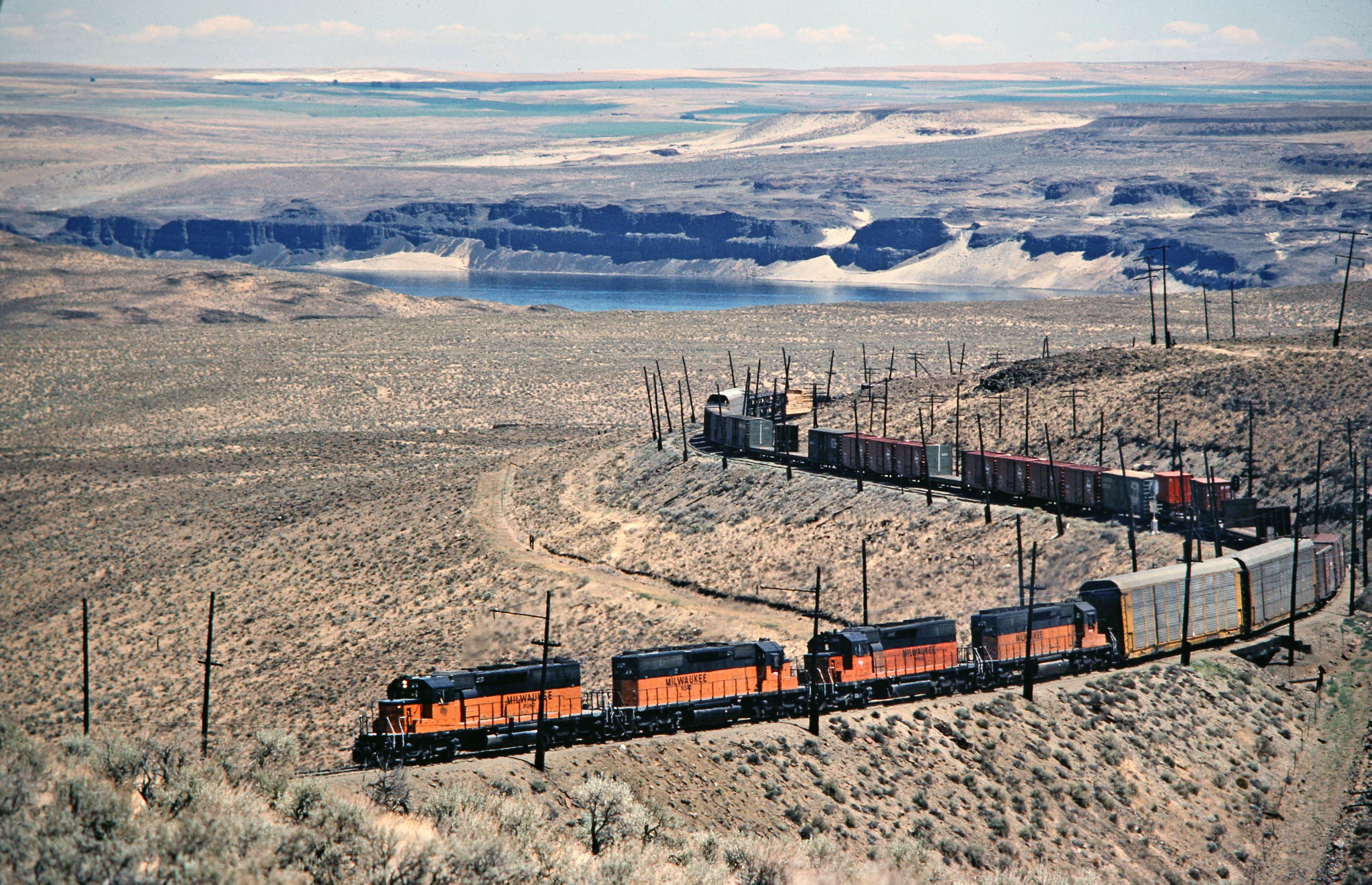 The Milwaukee Road before the 1980 abandonment of the Pacific Coast