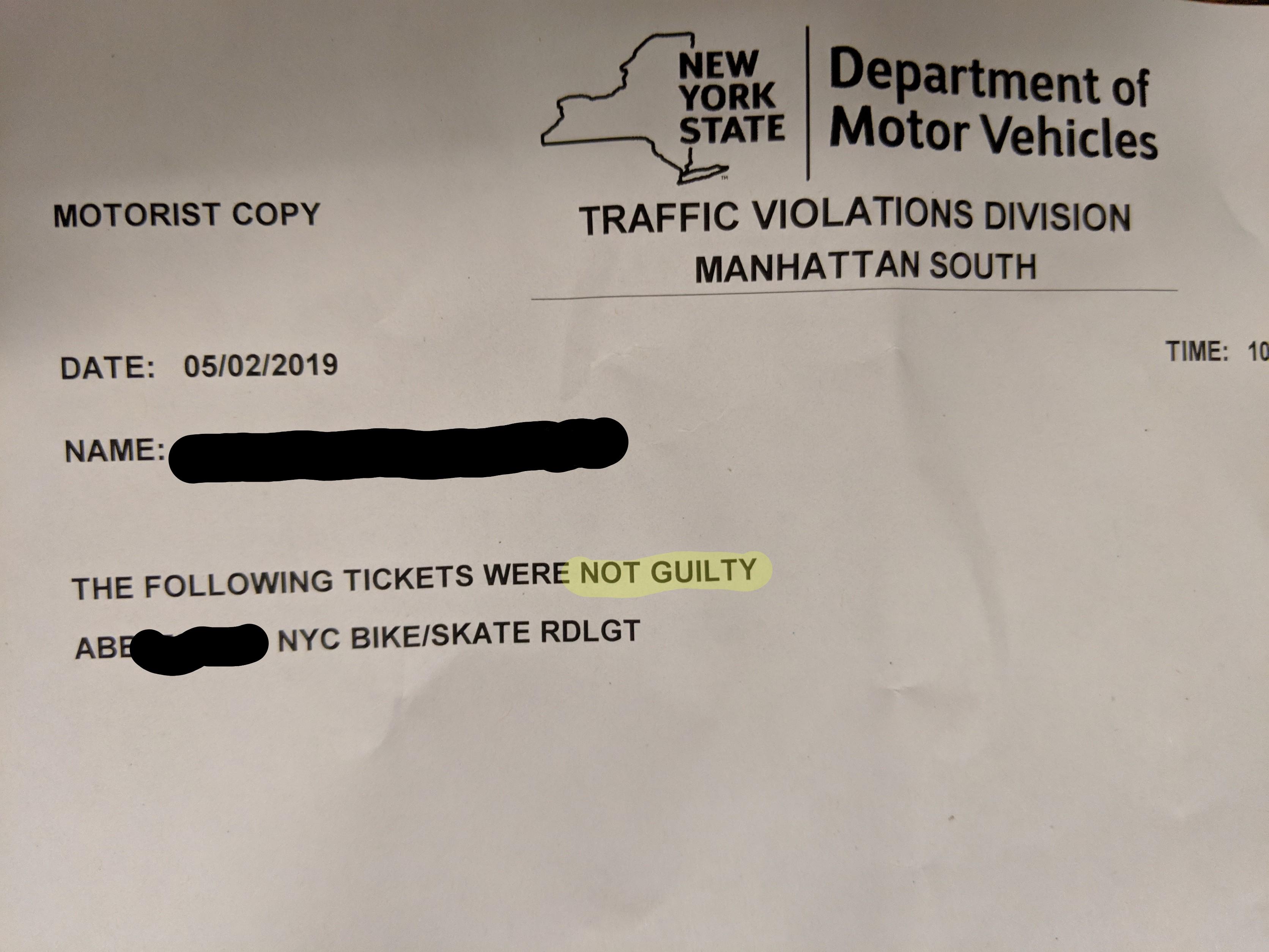 Red Light Ticket Bicycle Nyc Bicycle Post