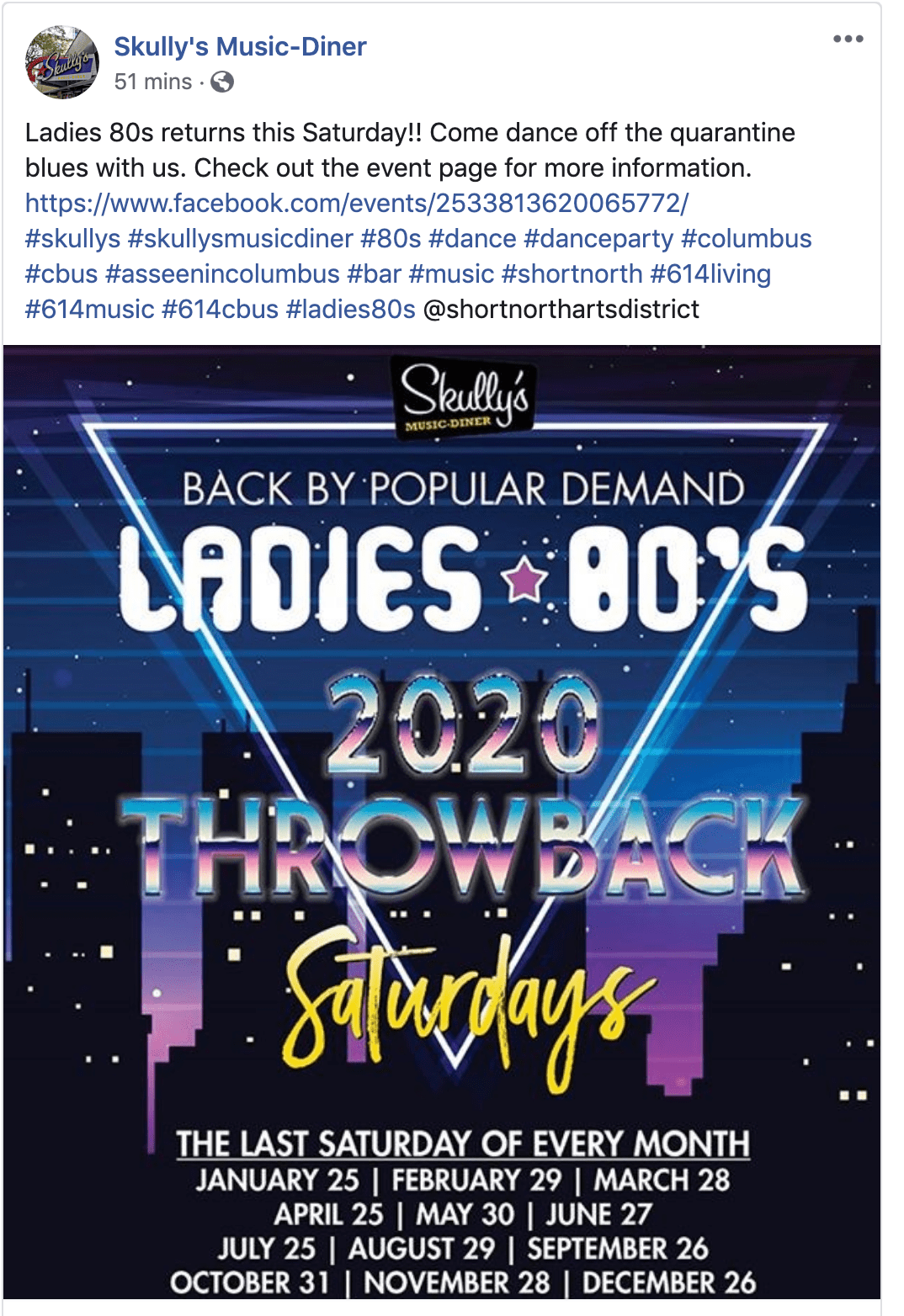 Did restrictions on capacity change? Skully's is hosting